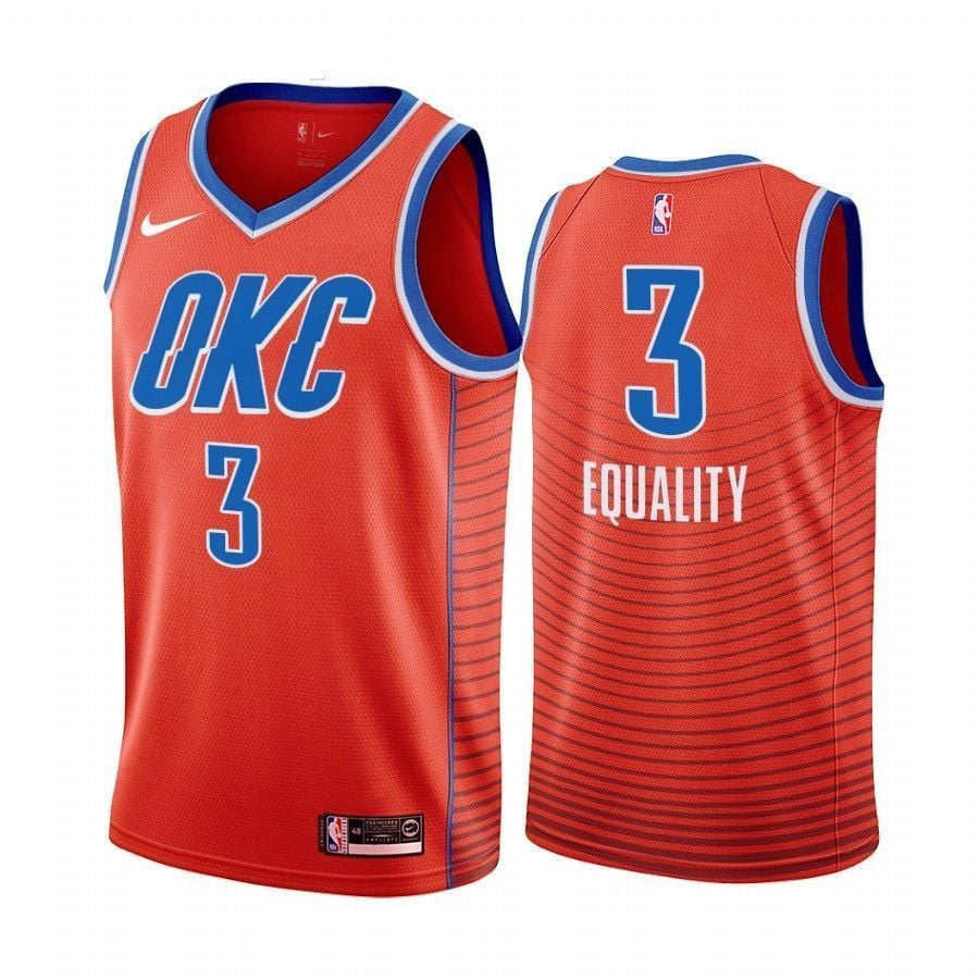 Men's Chris Paul Equality Thunder Statet Jersey