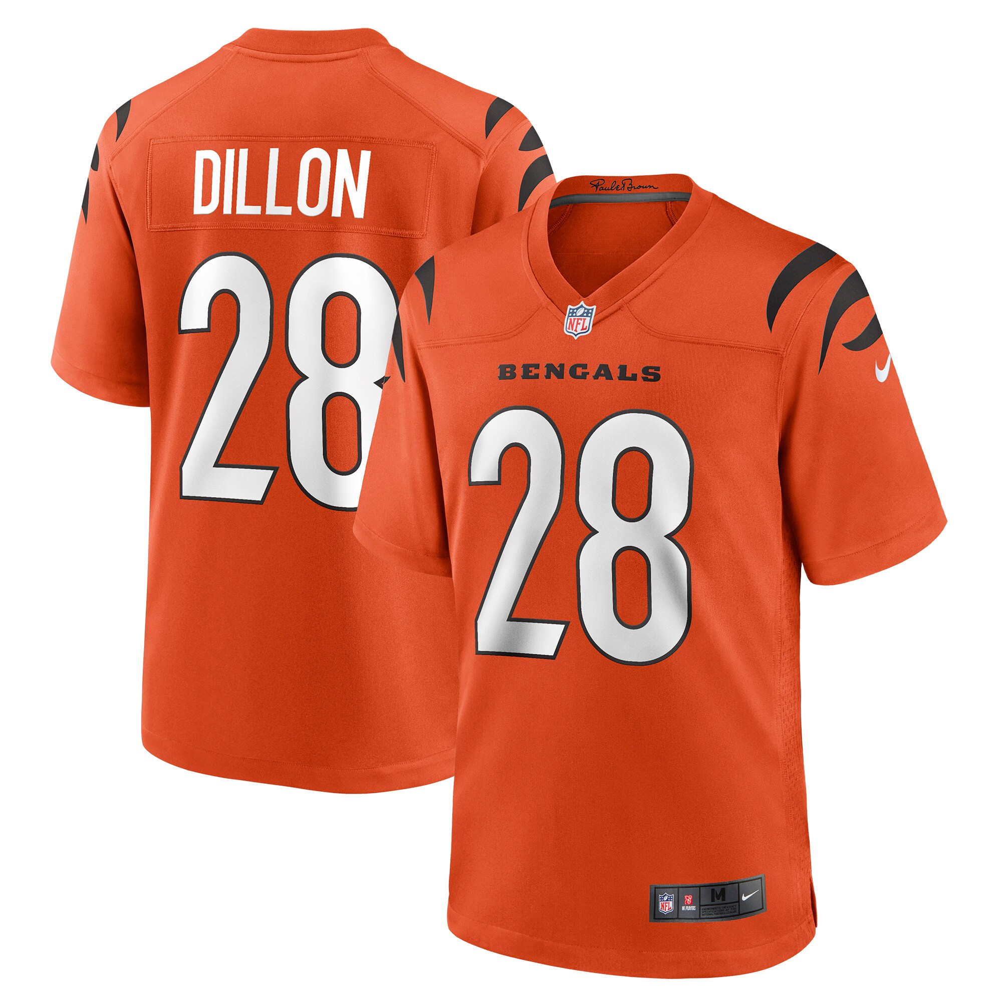 Men's Cincinnati Bengals Corey Dillon Orange Retired Player Alternate Game Jersey Js1430