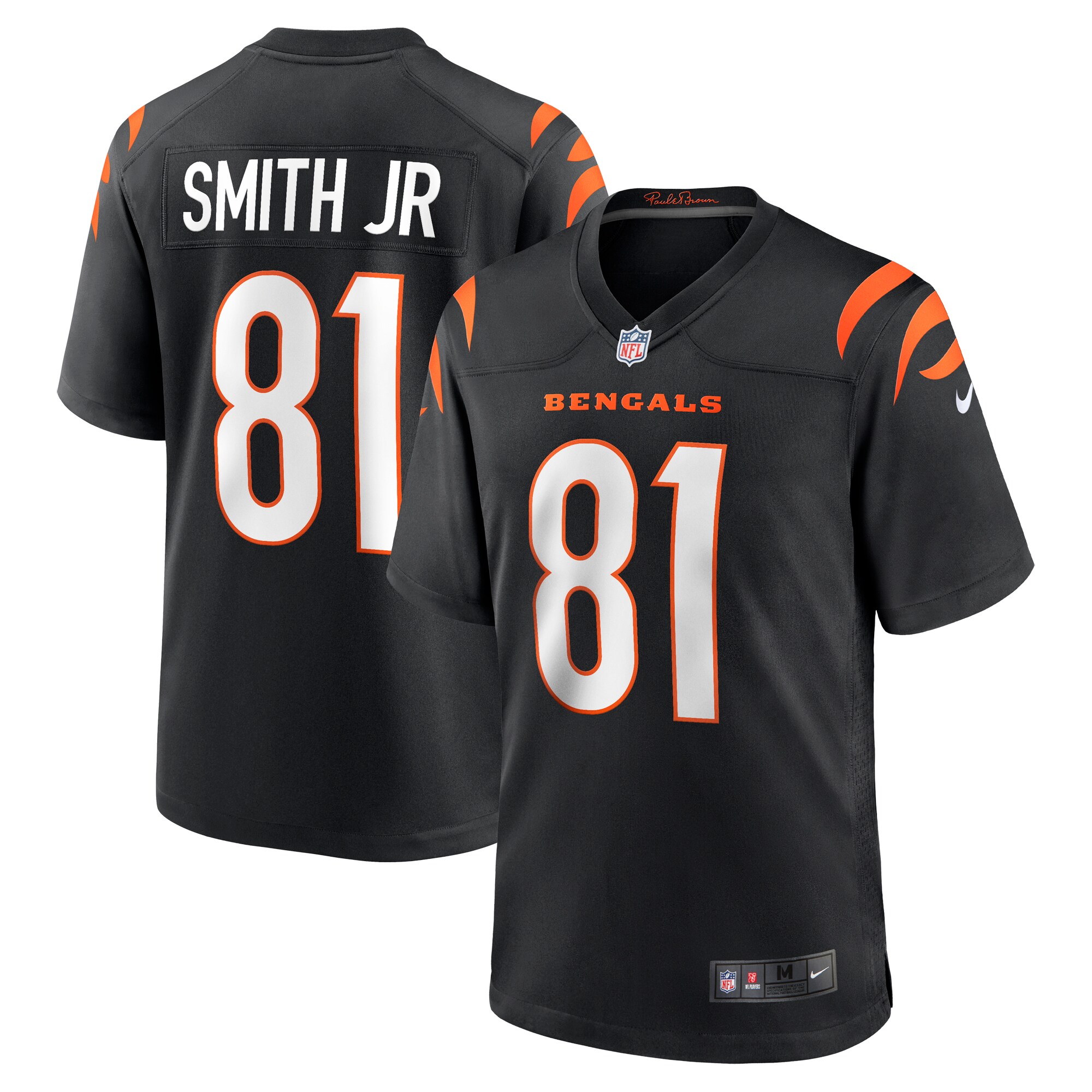 Men's Cincinnati Bengals Irv Smith Jr. Black Game Jersey Js9222