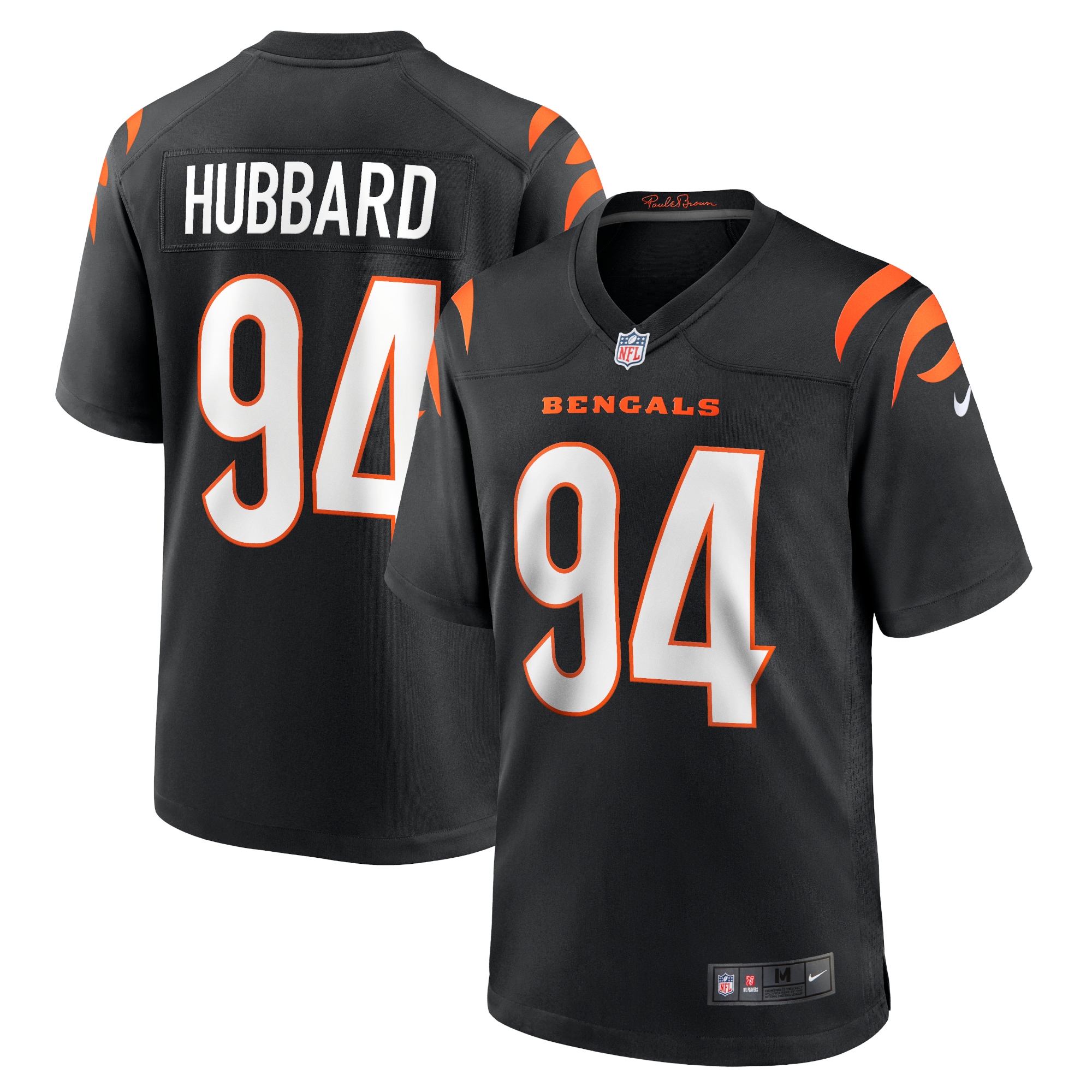 Men's Cincinnati Bengals Sam Hubbard Black Game Jersey Js2713