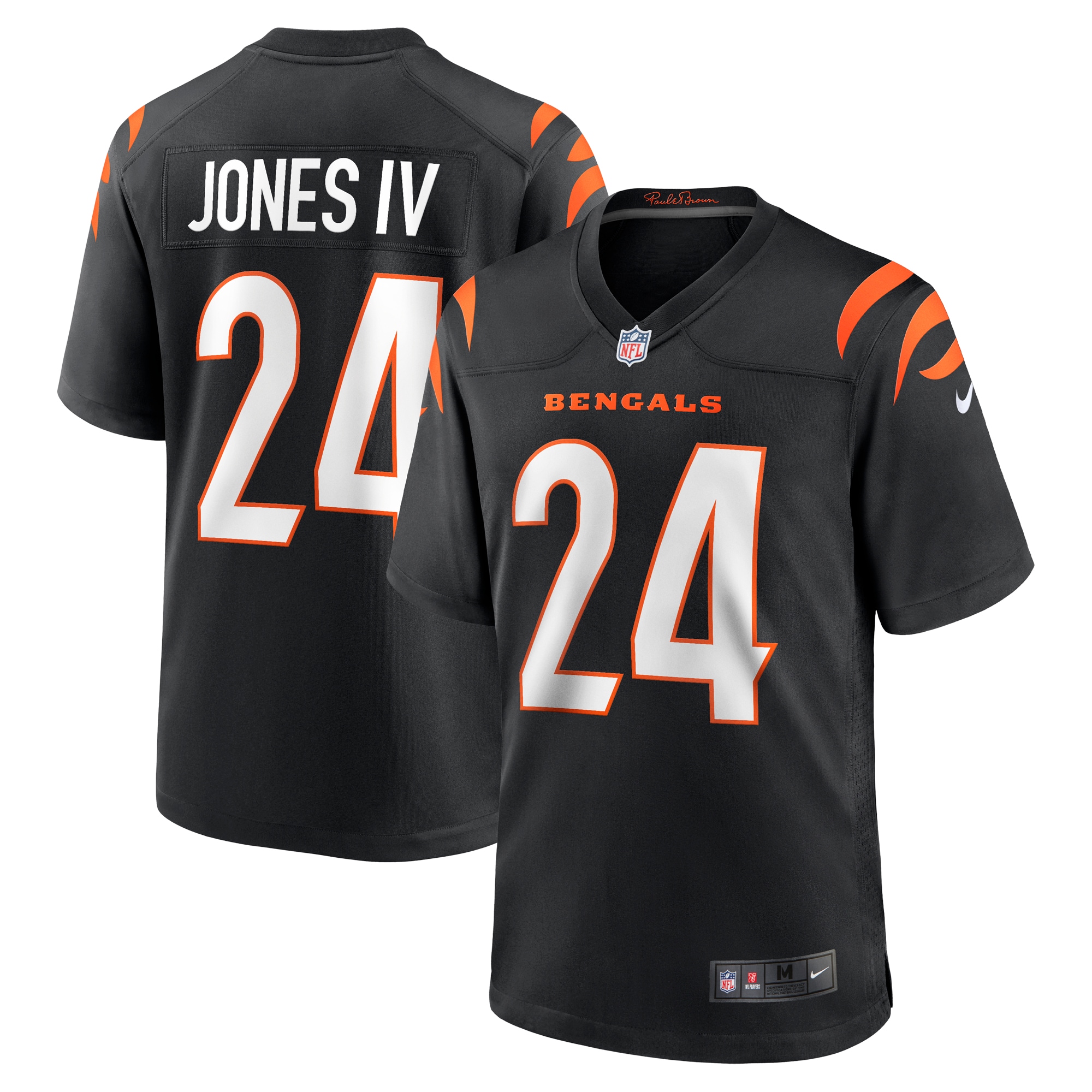 Men's Cincinnati Bengals Sidney Jones Black Game Jersey Js7358
