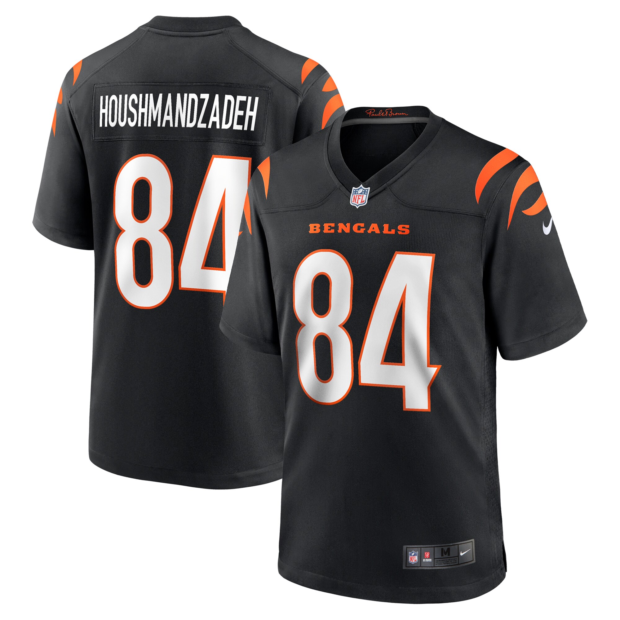Men's Cincinnati Bengals T. J. Houshmandzadeh Black Team Retired Player Game Jersey Js4853