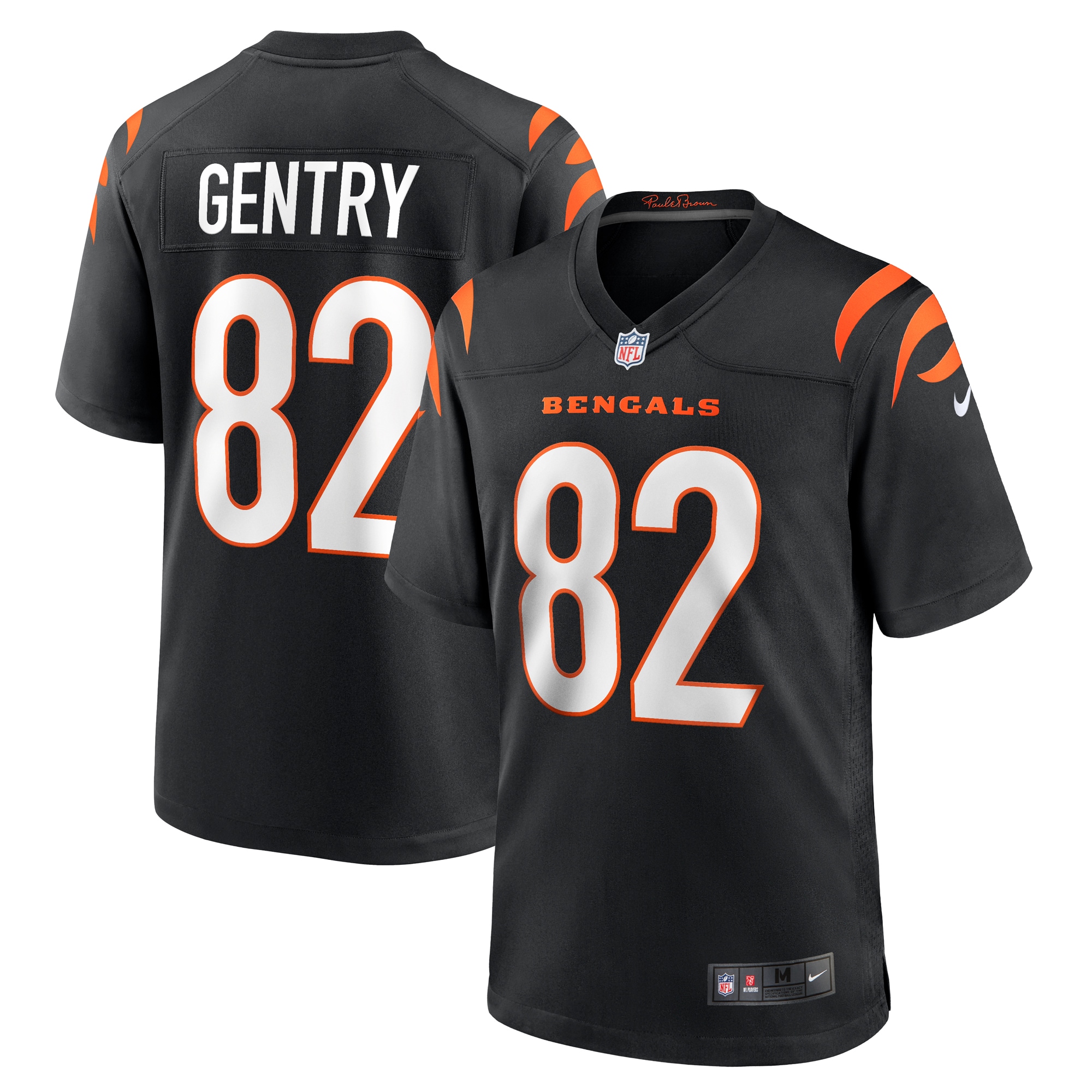 Men's Cincinnati Bengals Zach Gentry Black Game Jersey Js2205