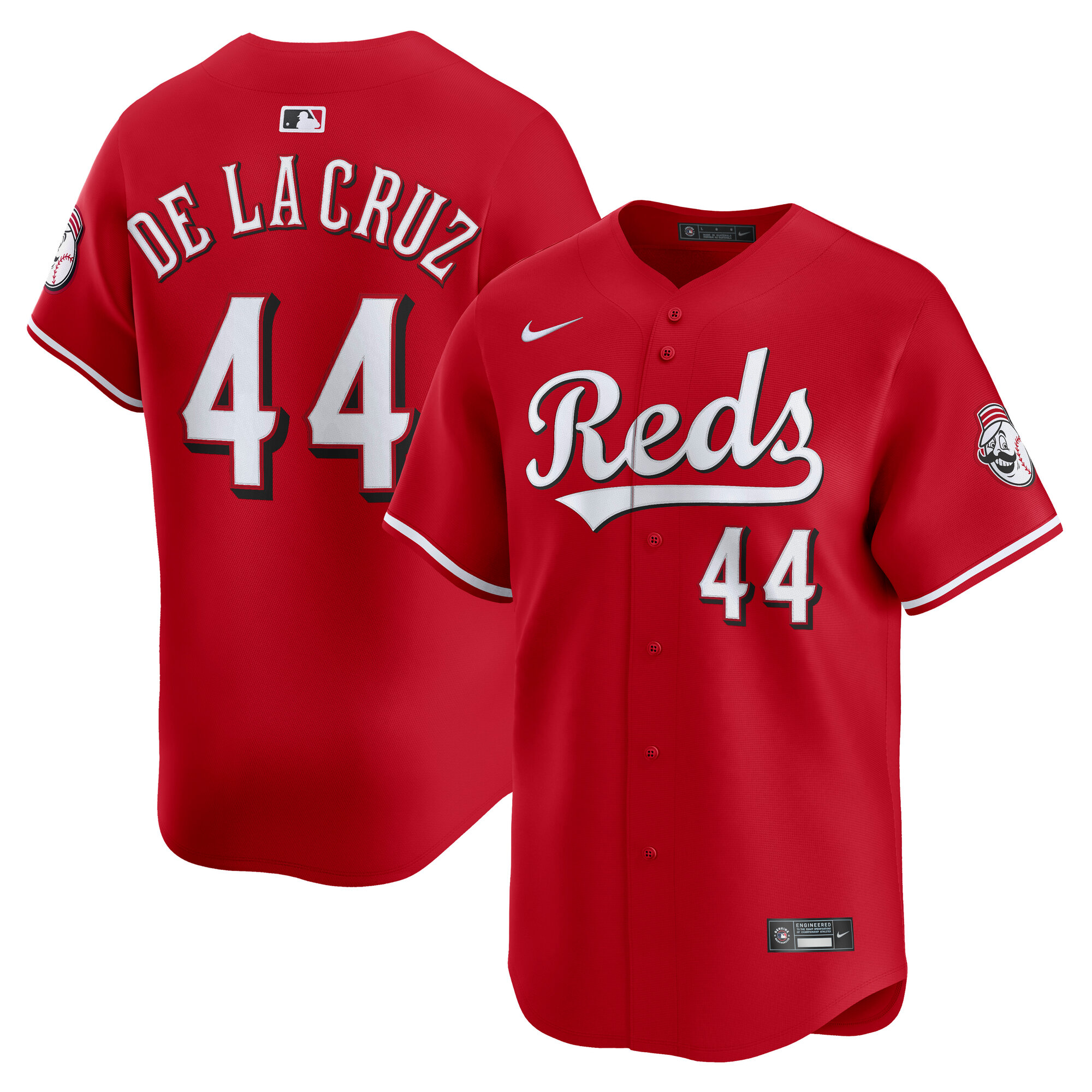 Men's Cincinnati Reds Elly De La Cruz Red Alternate Limited Player Jersey