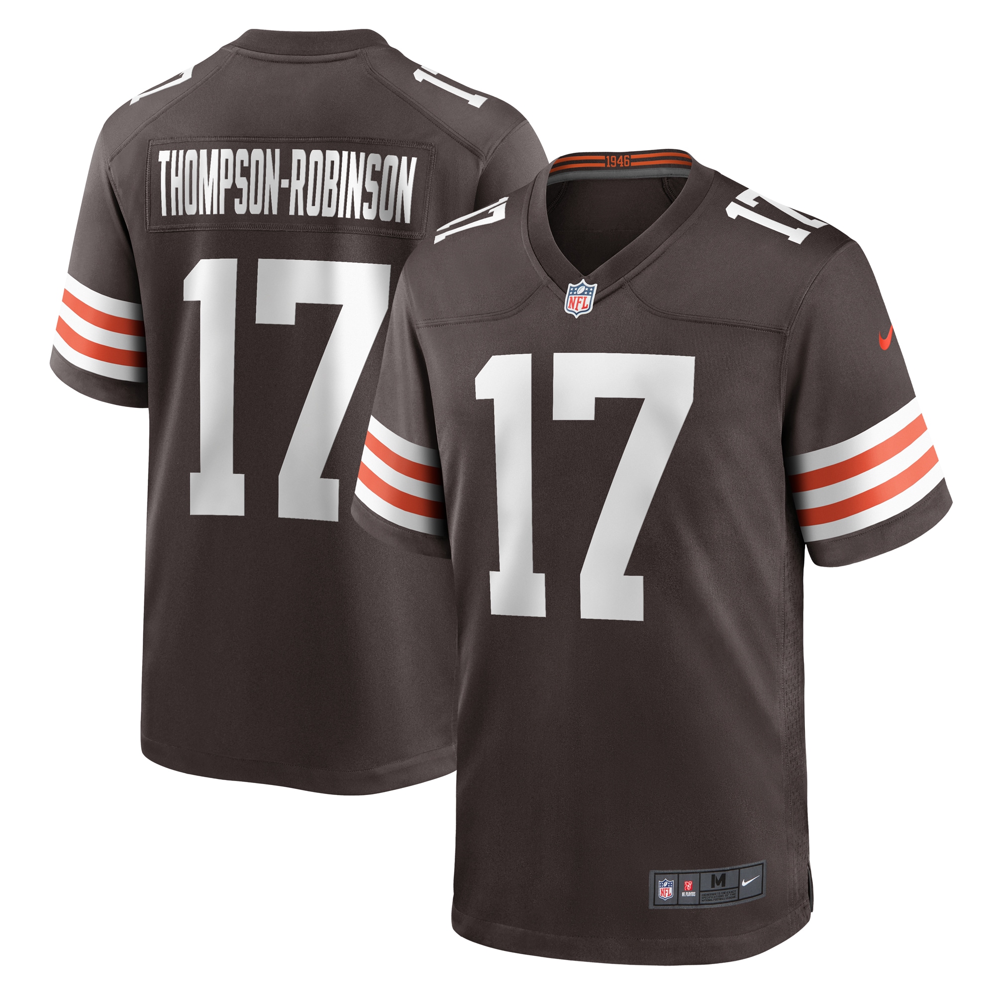 Men's Cleveland Browns Dorian Thompson-robinson Brown Team Game Jersey Js9834