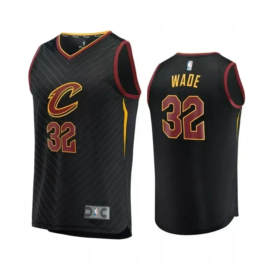 Men's Cleveland Cavaliers Dean Wade Black Jersey