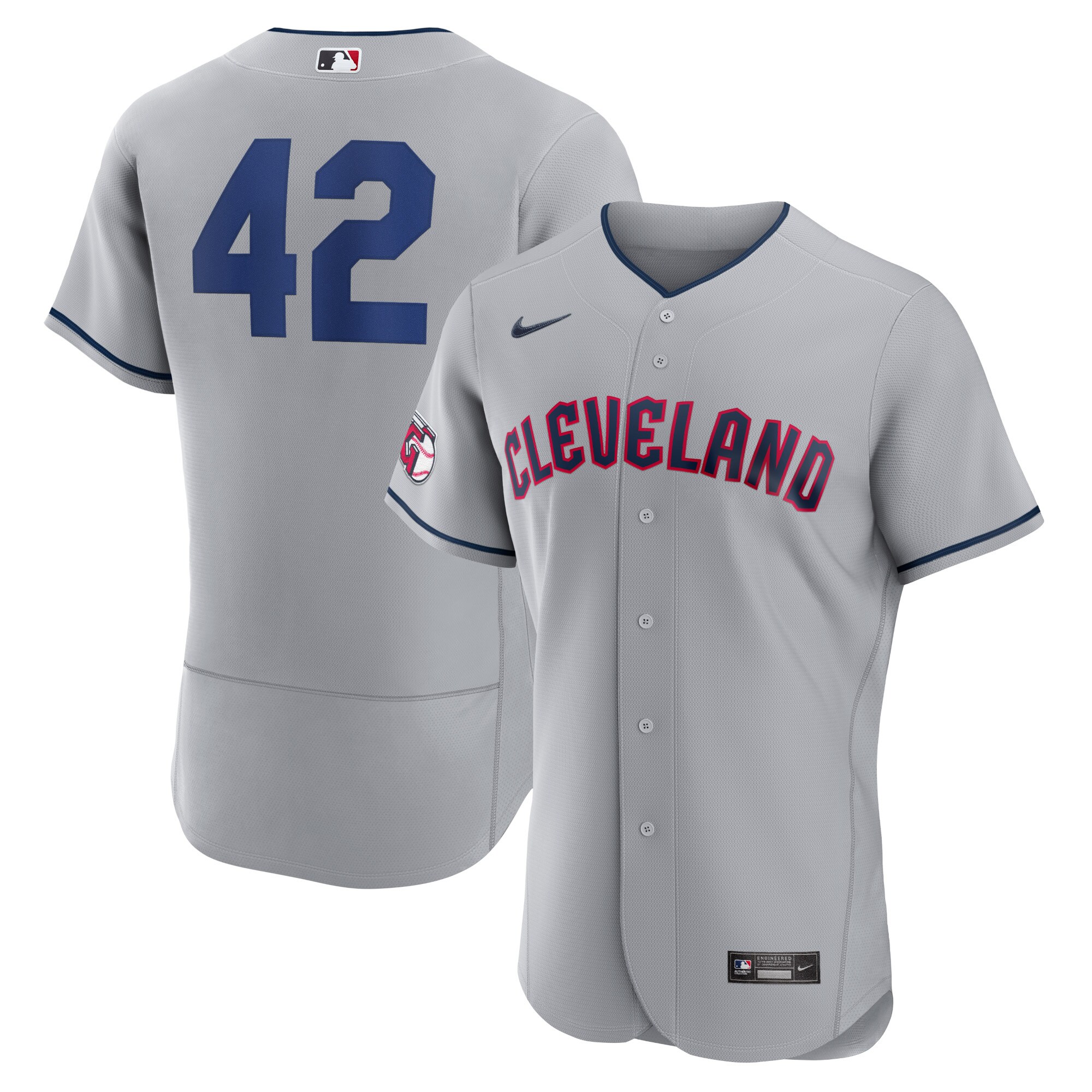 Men's Cleveland Guardians Gray 2023 Jackie Robinson Day Jersey