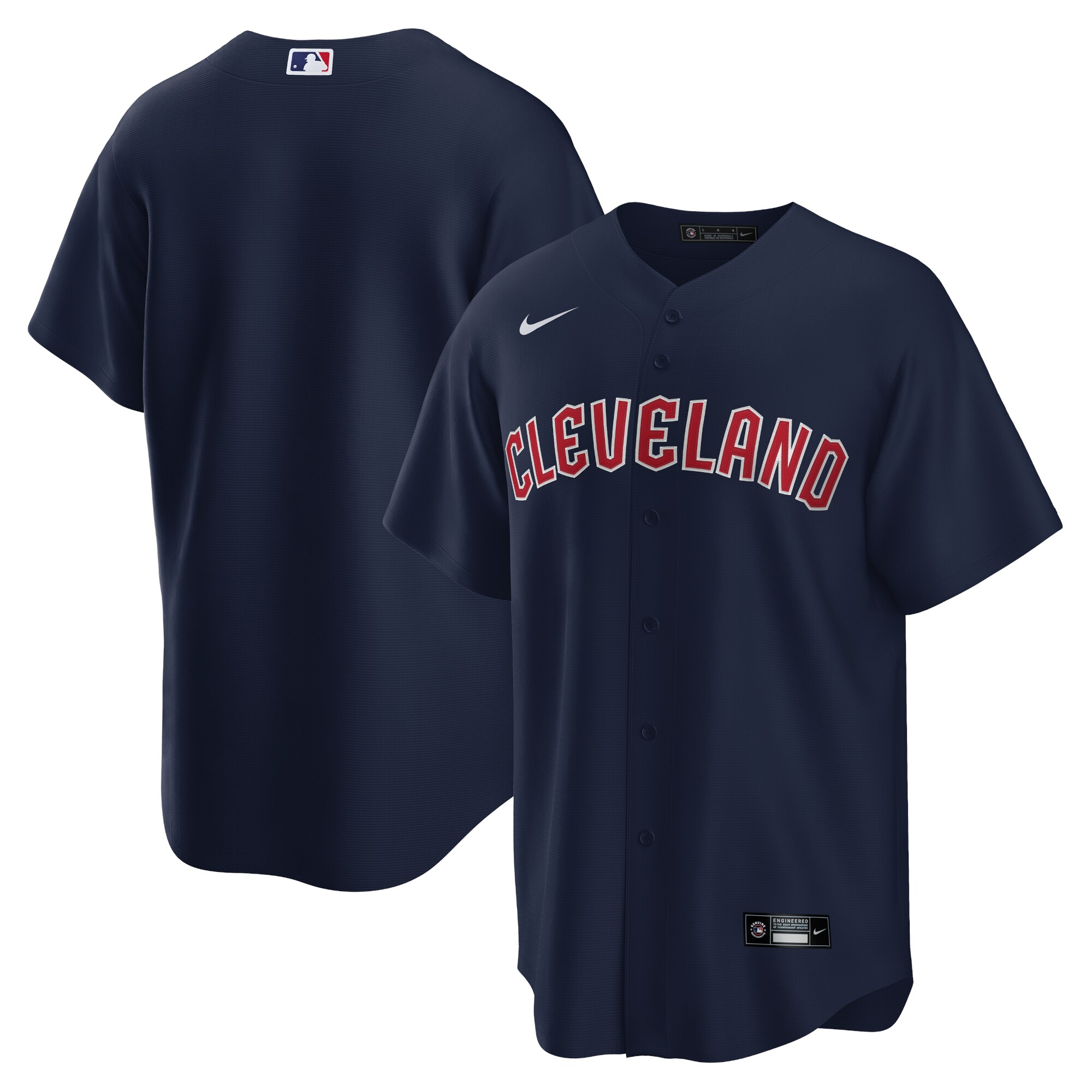Men's Cleveland Guardians Navy Alternate Jersey