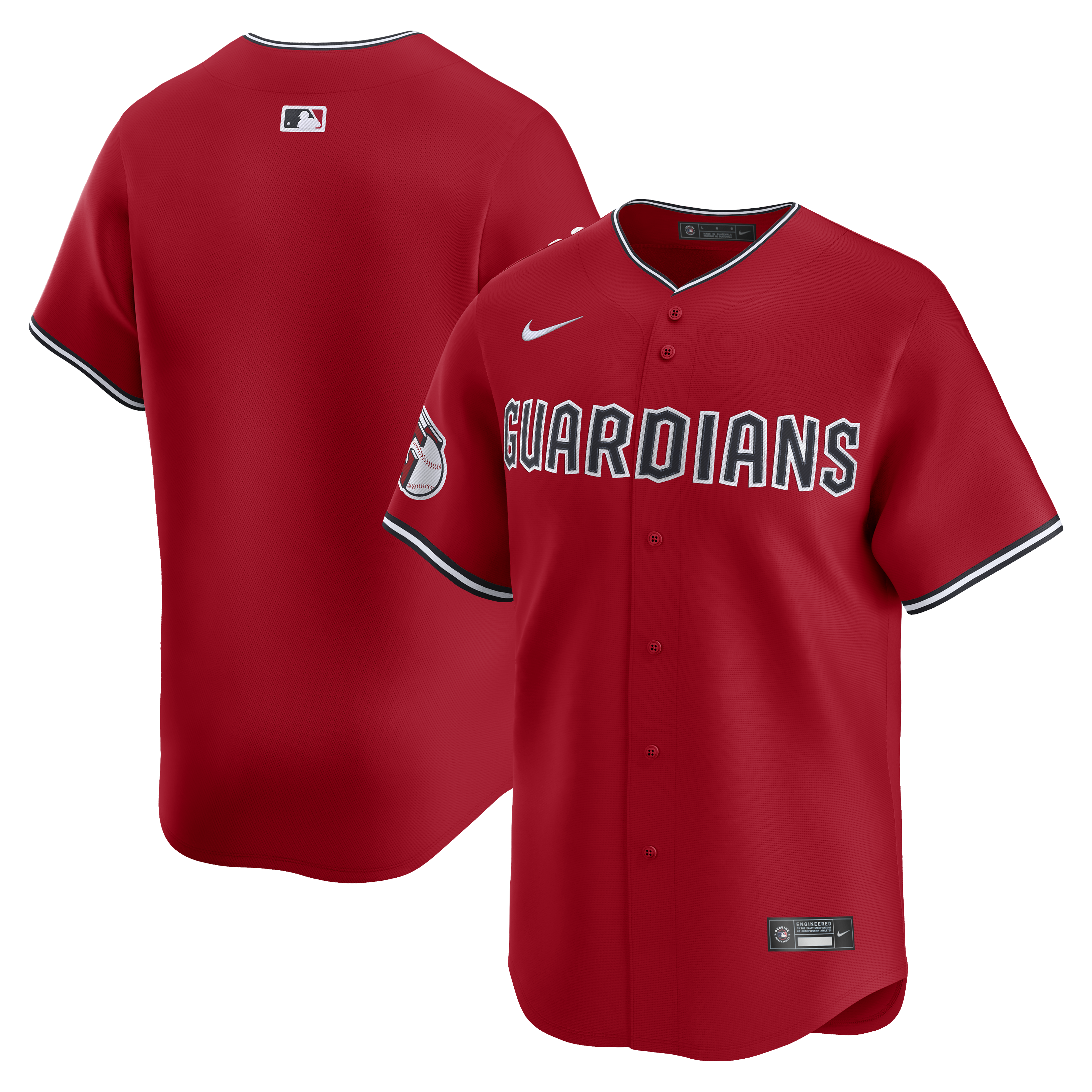 Men's Cleveland Guardians Red Alternate Limited Jersey