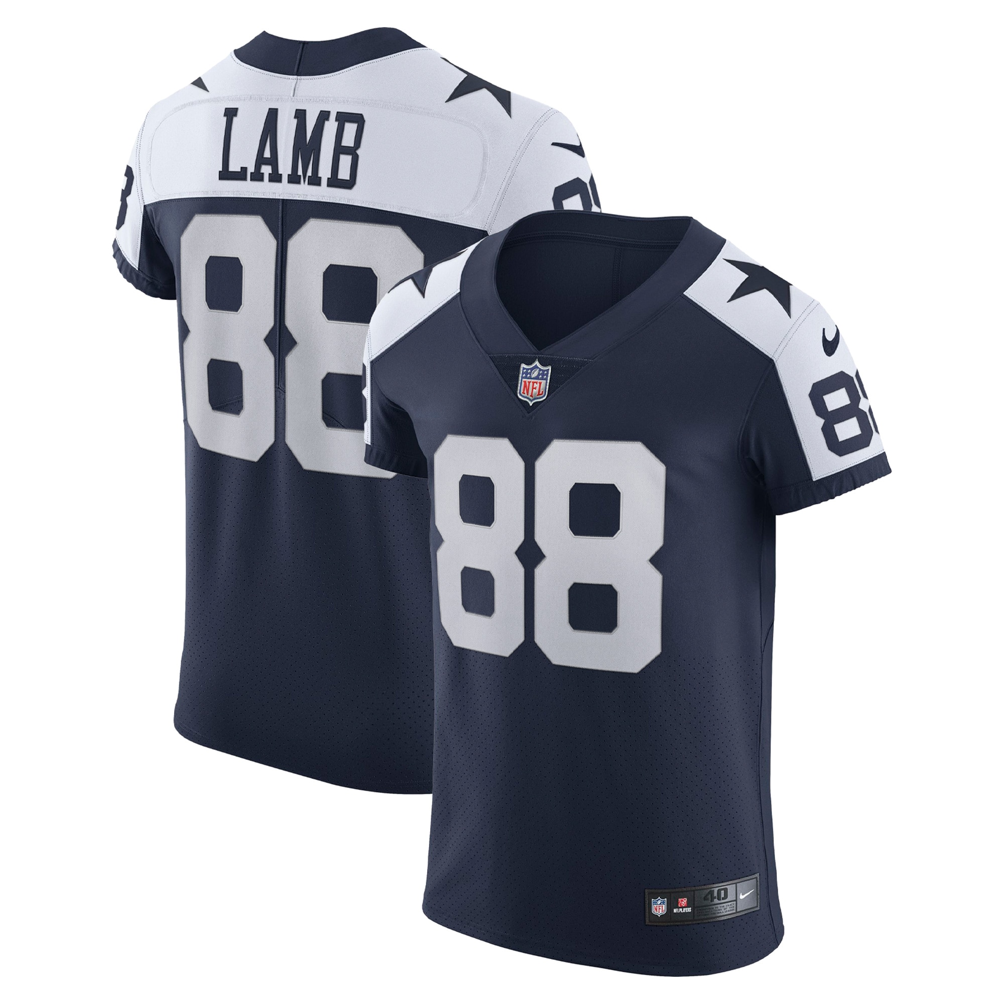 Men's Dallas Cowboys Ceedee Lamb Navy Alternate Vapor Elite Jersey Js4238