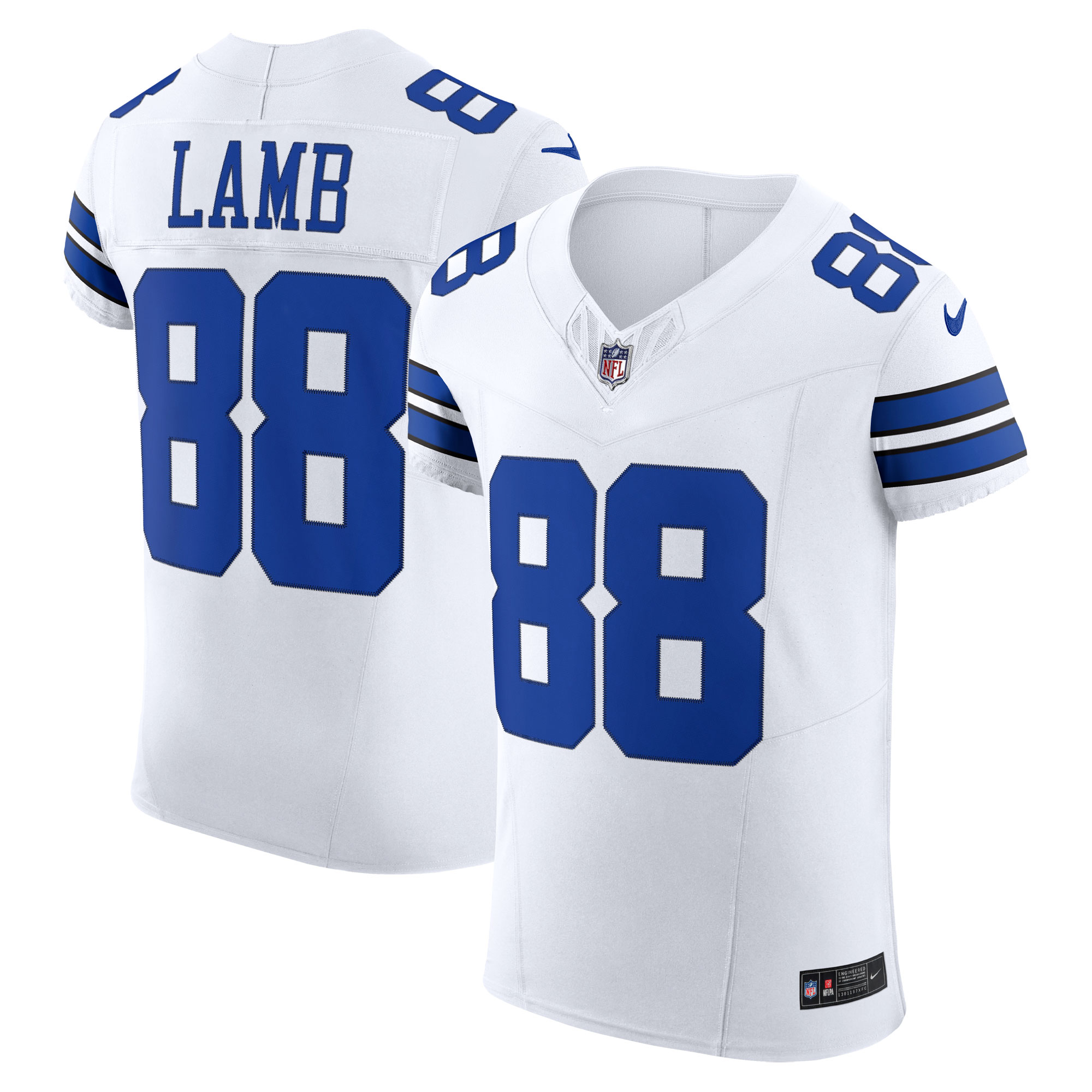 Men's Dallas Cowboys Ceedee Lamb White Vapor F.u.s.e. Elite Jersey Js6625