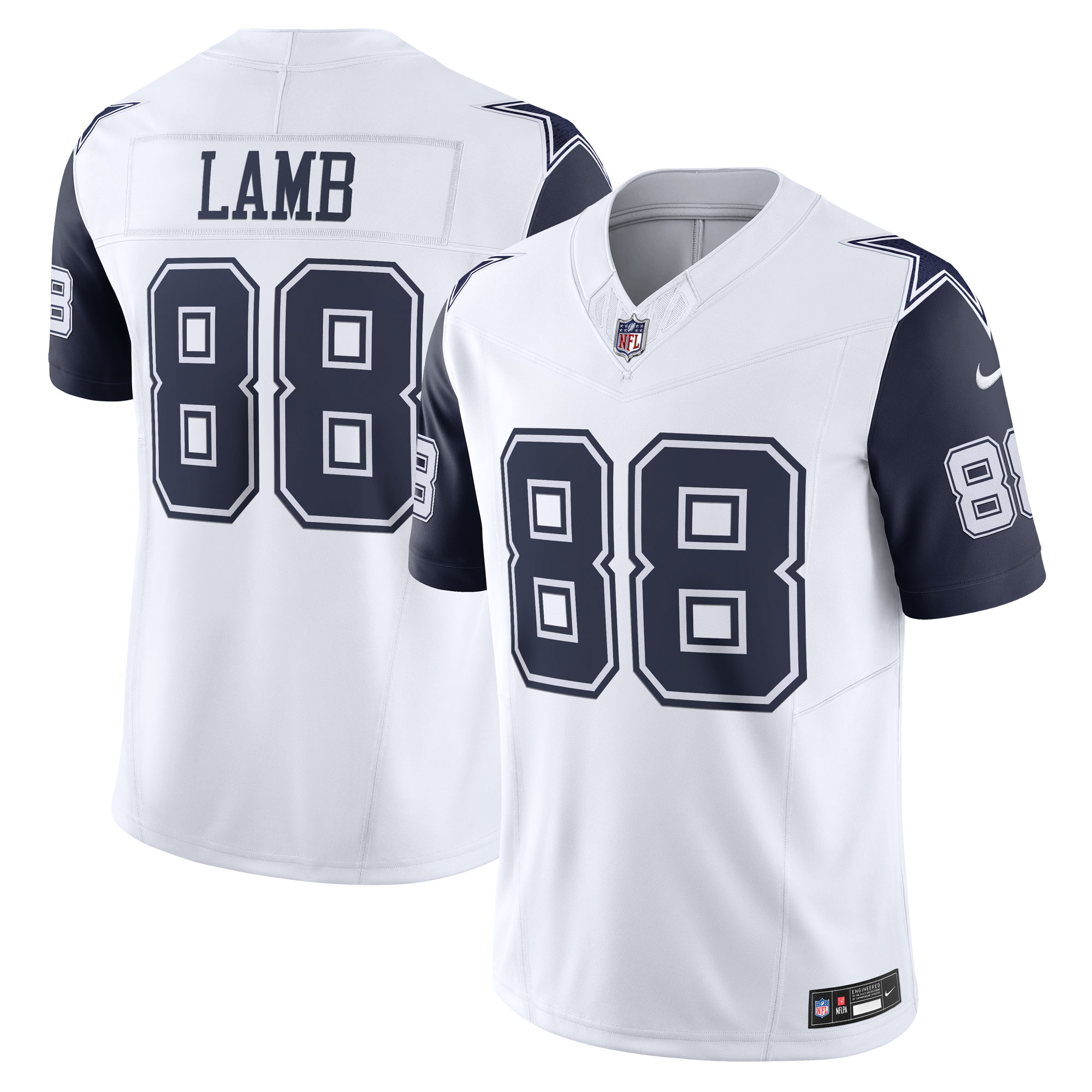 Men's Dallas Cowboys Ceedee Lamb White Vapor F.u.s.e. Limited Jersey Js2303
