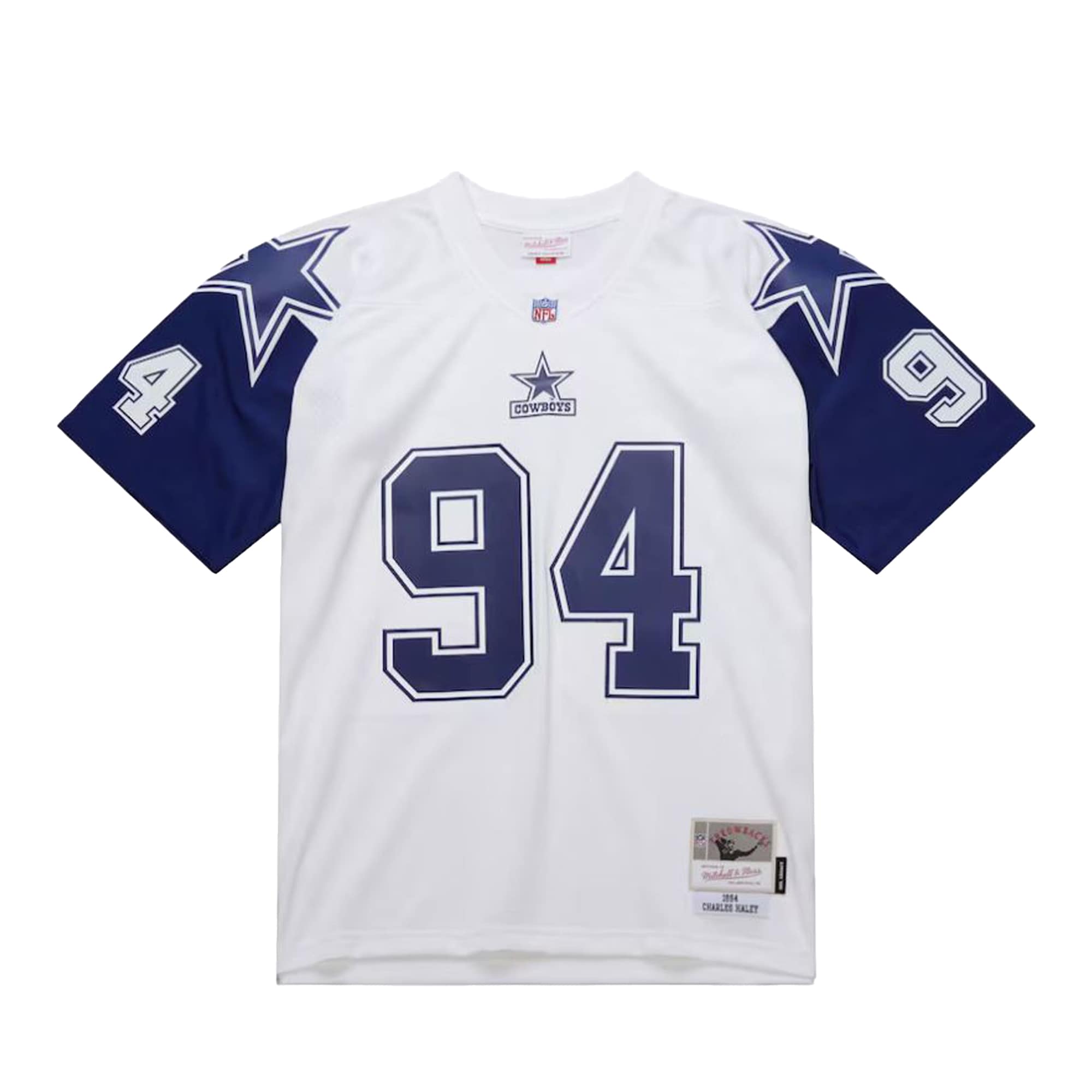 Men's Dallas Cowboys Charles Haley Mitchell & Ness White 1994 Alternate Legacy Jersey Js2023
