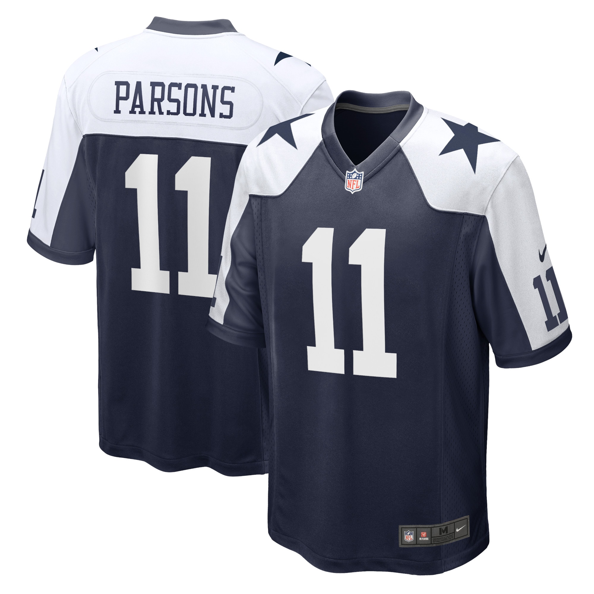 Men's Dallas Cowboys Micah Parsons Navy Alternate Game Jersey Js3120