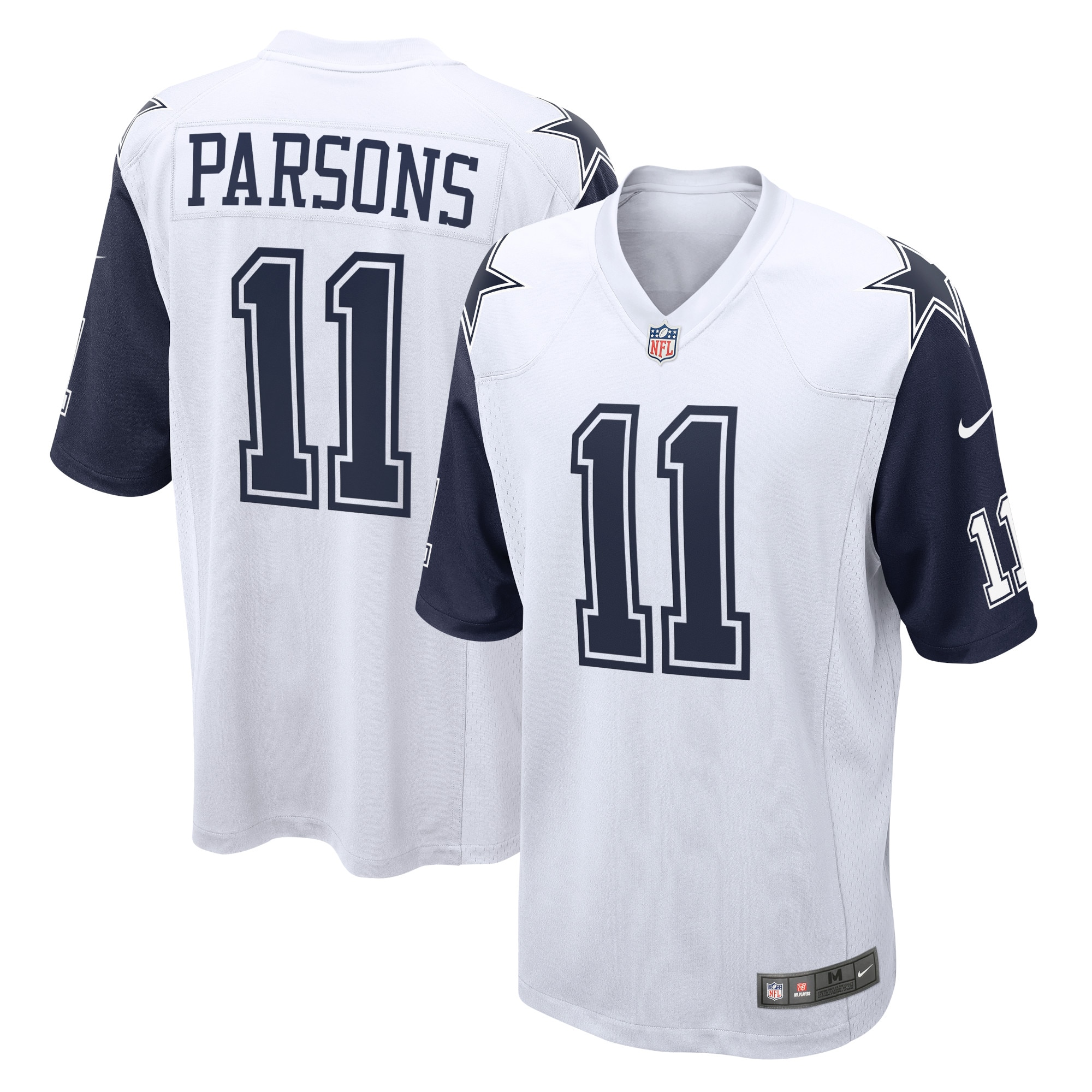 Men's Dallas Cowboys Micah Parsons White Alternate Game Jersey Js5570
