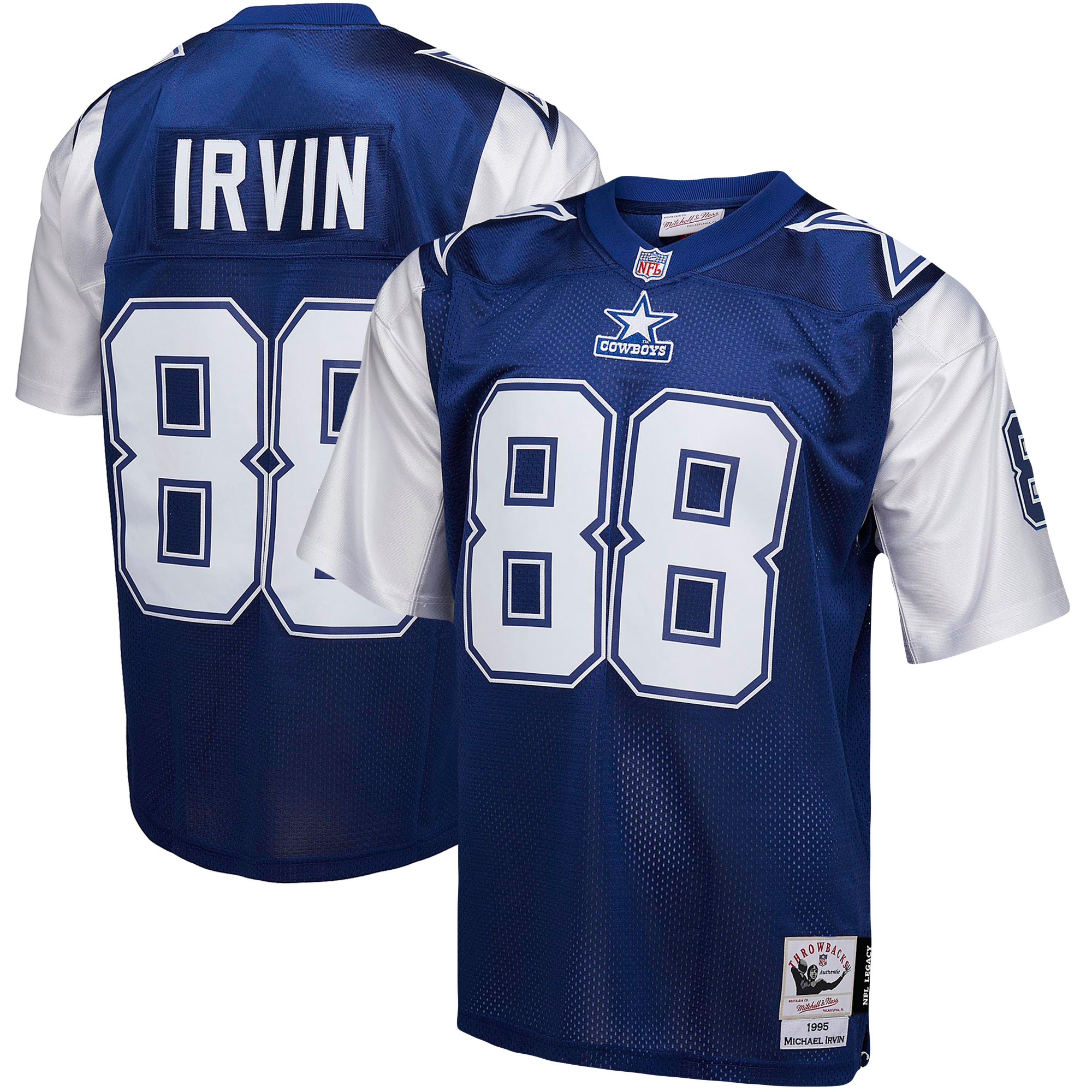 Men's Dallas Cowboys Michael Irvin Mitchell & Ness Navy Legacy Jersey Js4783