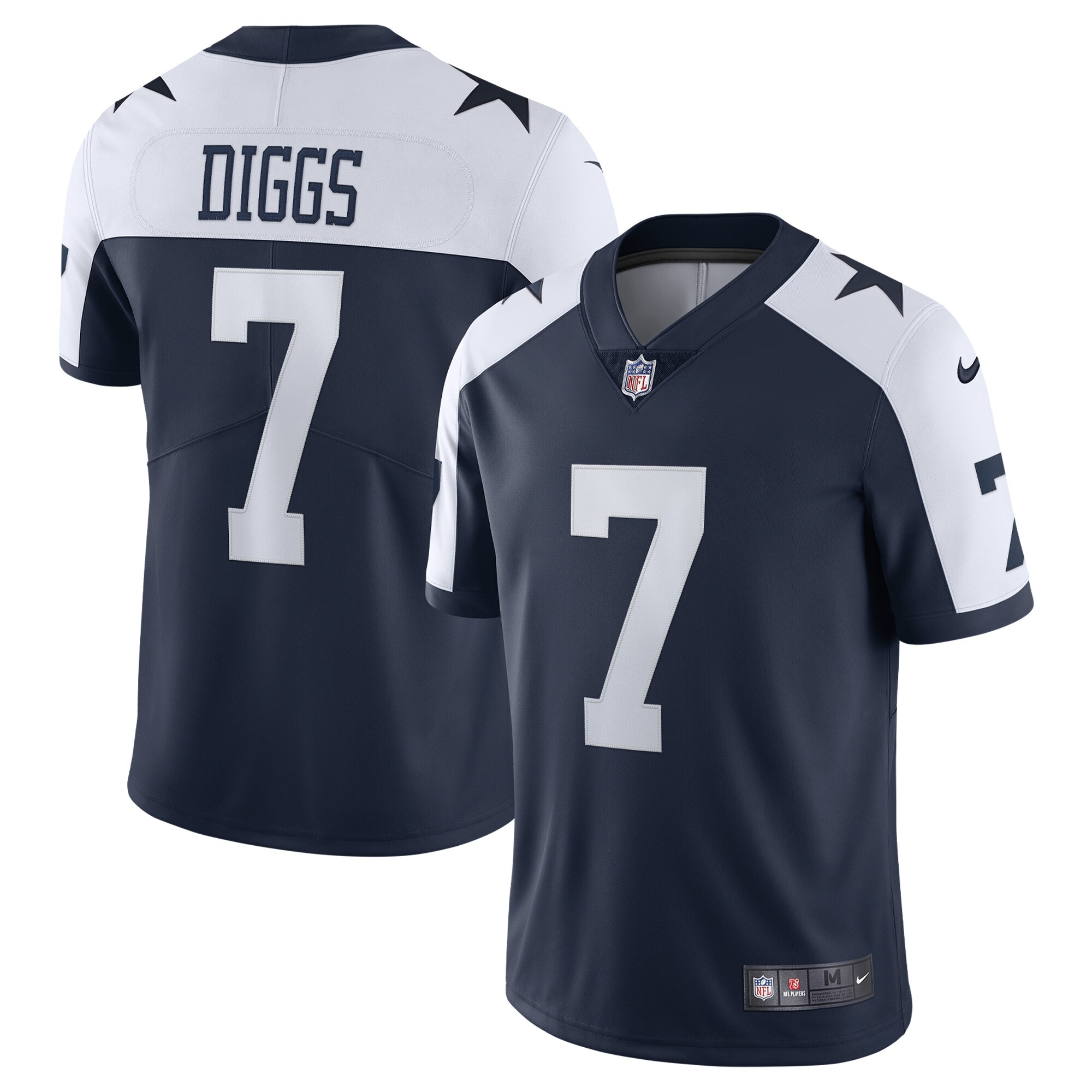 Men's Dallas Cowboys Trevon Diggs Navy Alternate Vapor Limited Jersey Js7975