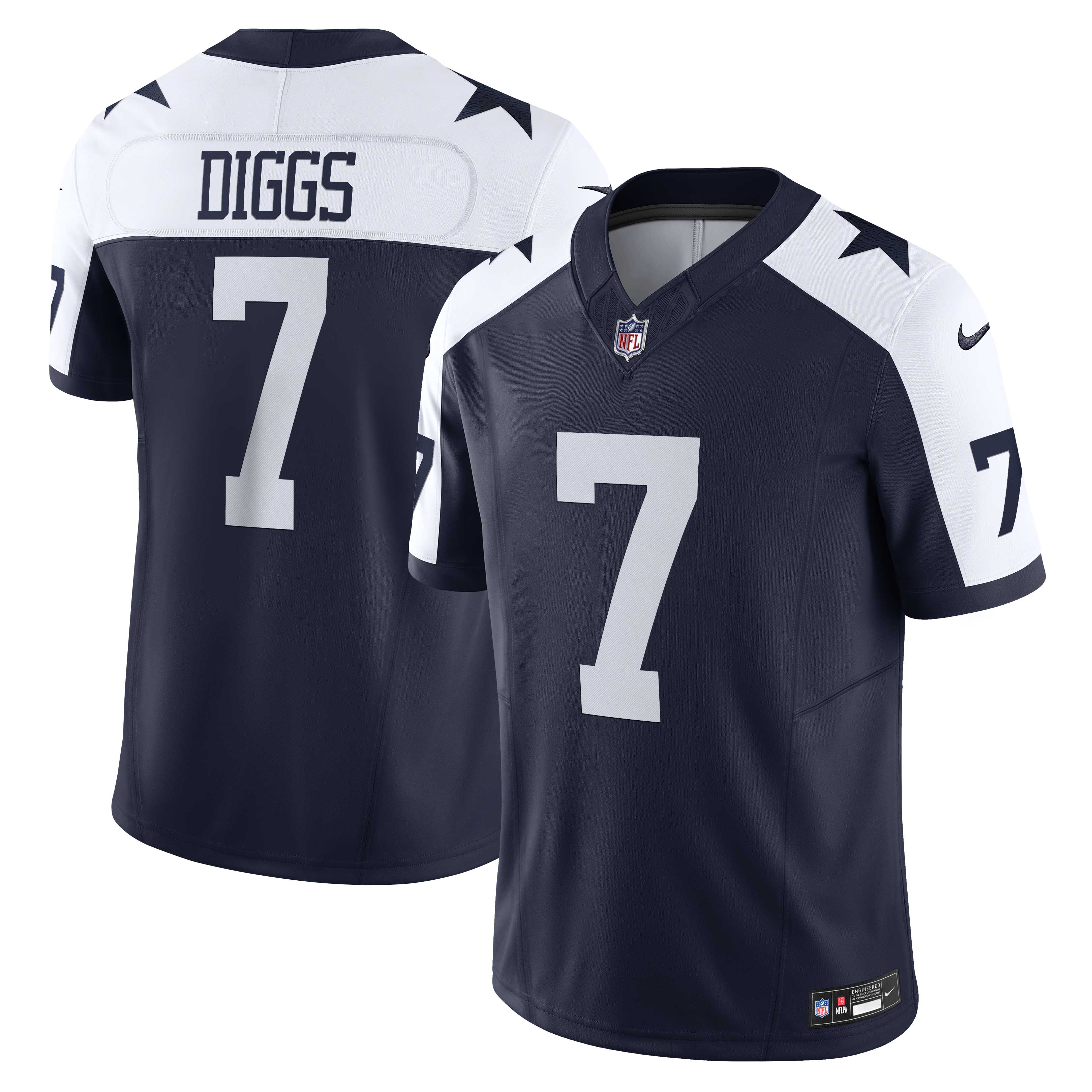 Men's Dallas Cowboys Trevon Diggs Navy Vapor F.u.s.e. Limited Jersey Js4687