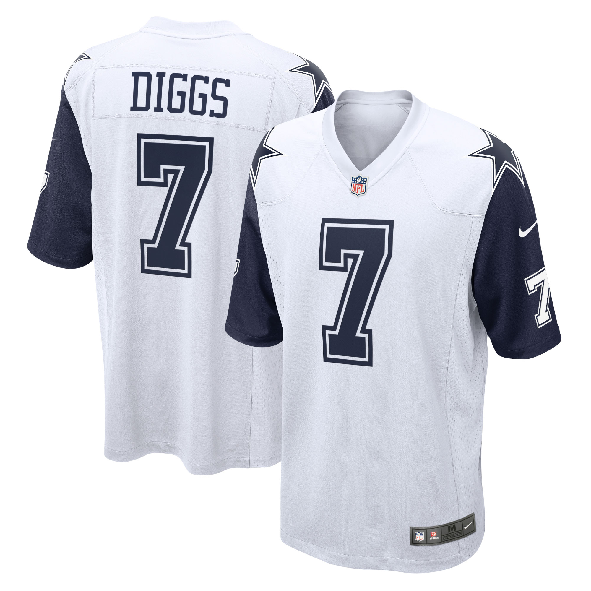 Men's Dallas Cowboys Trevon Diggs White Alternate Game Jersey Js6107
