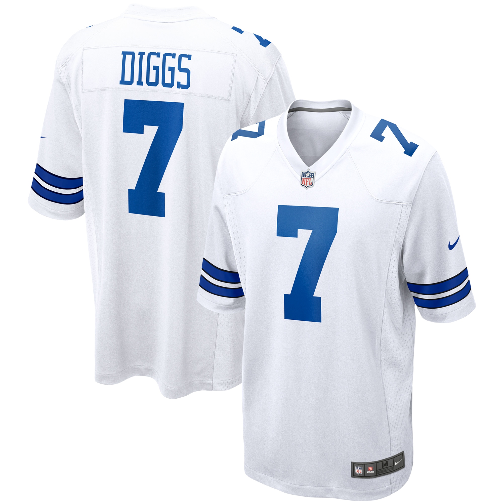 Men's Dallas Cowboys Trevon Diggs White Game Jersey Js8890