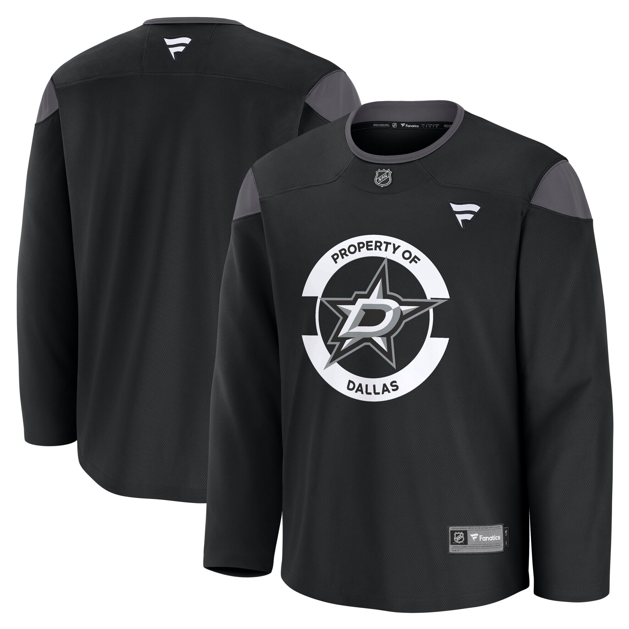 Men's Dallas Stars Black Home Practice Jersey