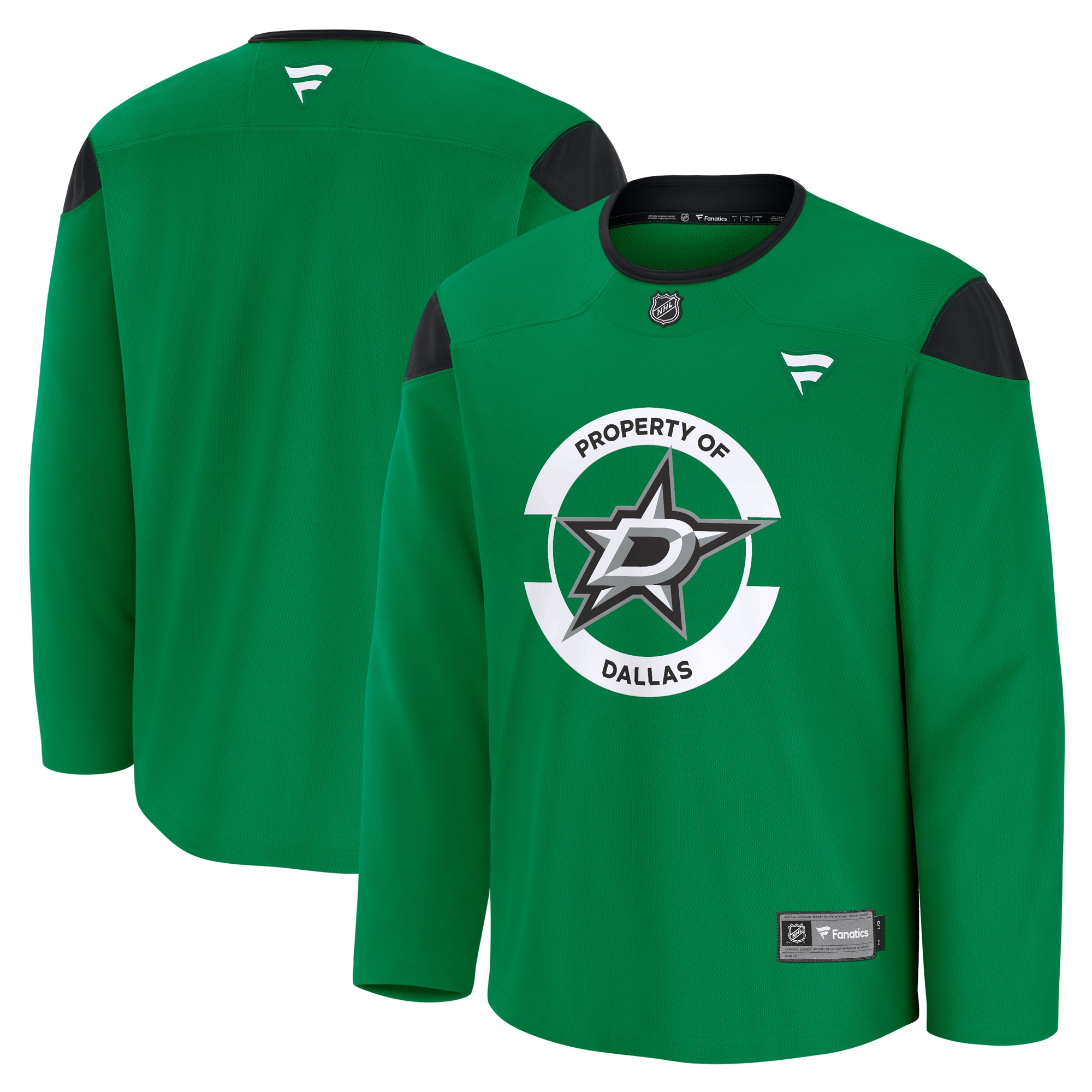 Men's Dallas Stars Kelly Green Team Practice Jersey