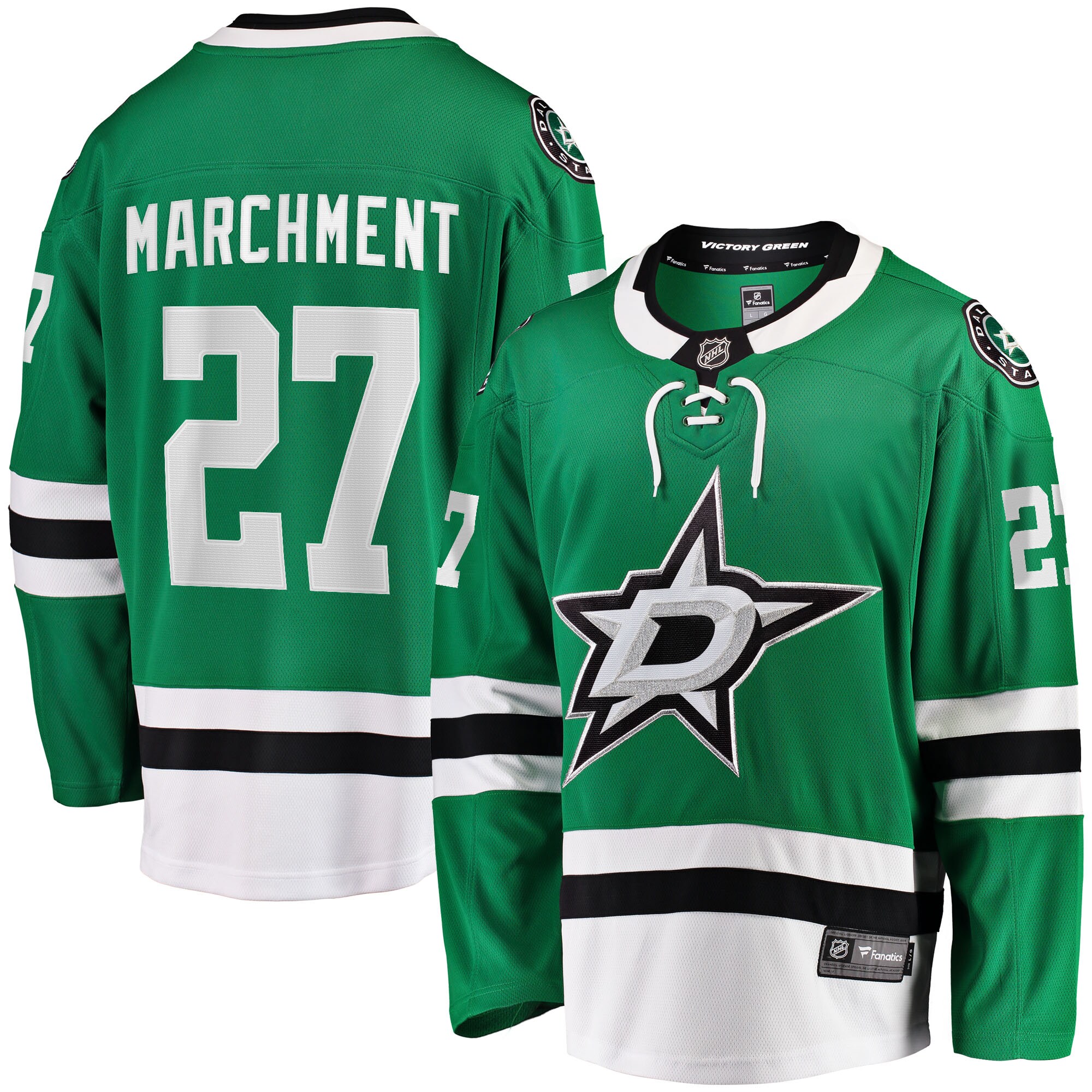Men's Dallas Stars Mason Marchment Kelly Green Home Breakaway Player Jersey