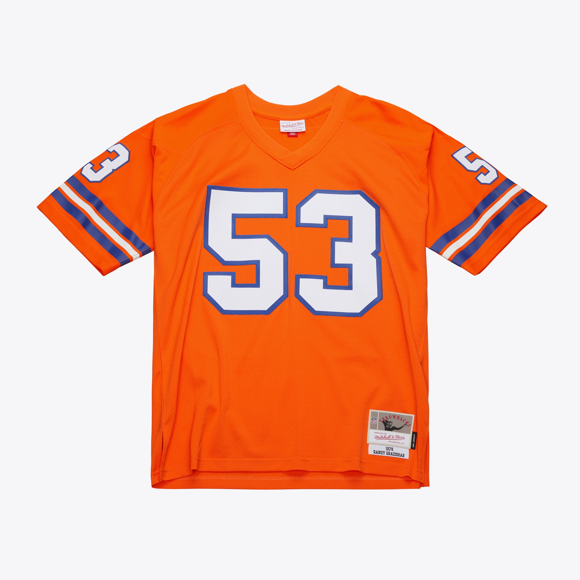 Men's Denver Broncos Randy Gradishar Mitchell & Ness Orange 1978 Legacy Jersey Js5808
