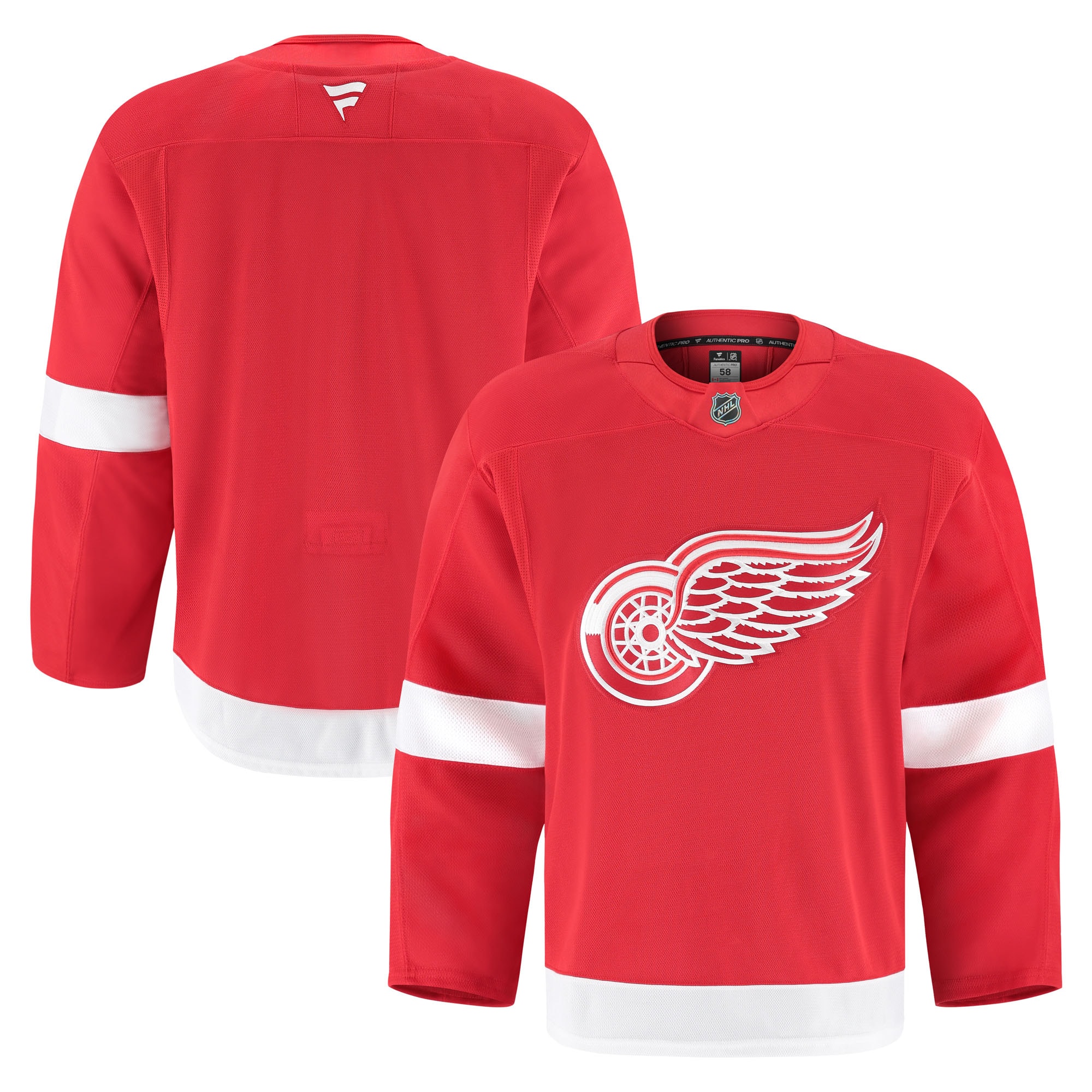 Men's Detroit Red Wings Red Home Pro Jersey