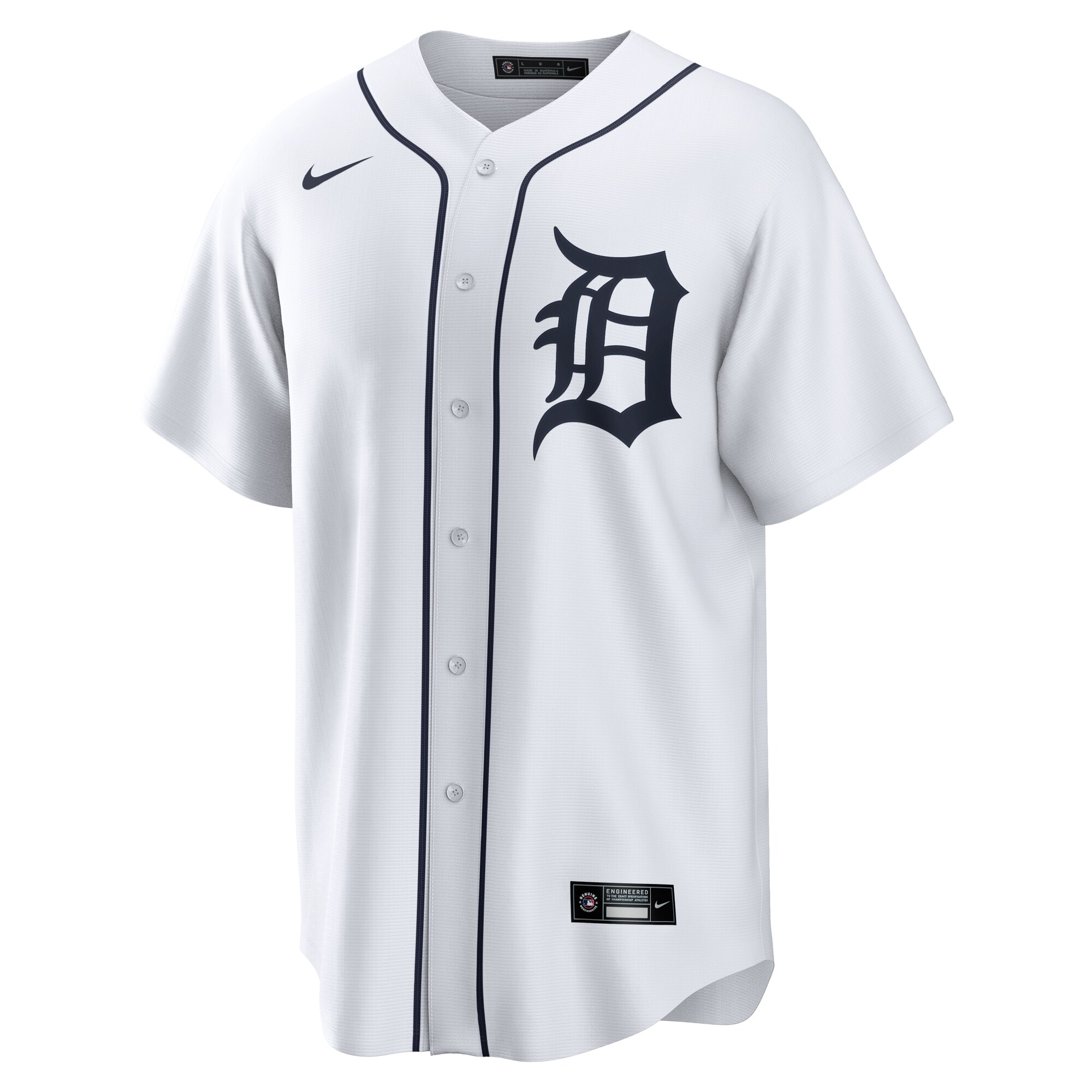 Men's Detroit Tigers Jace Jung White Home Jersey