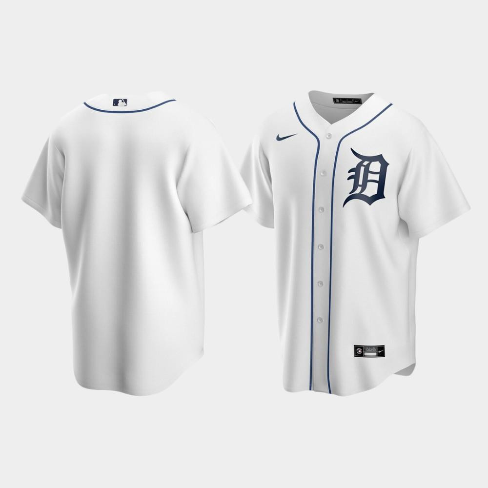 Men's Detroit Tigers White Home Jersey