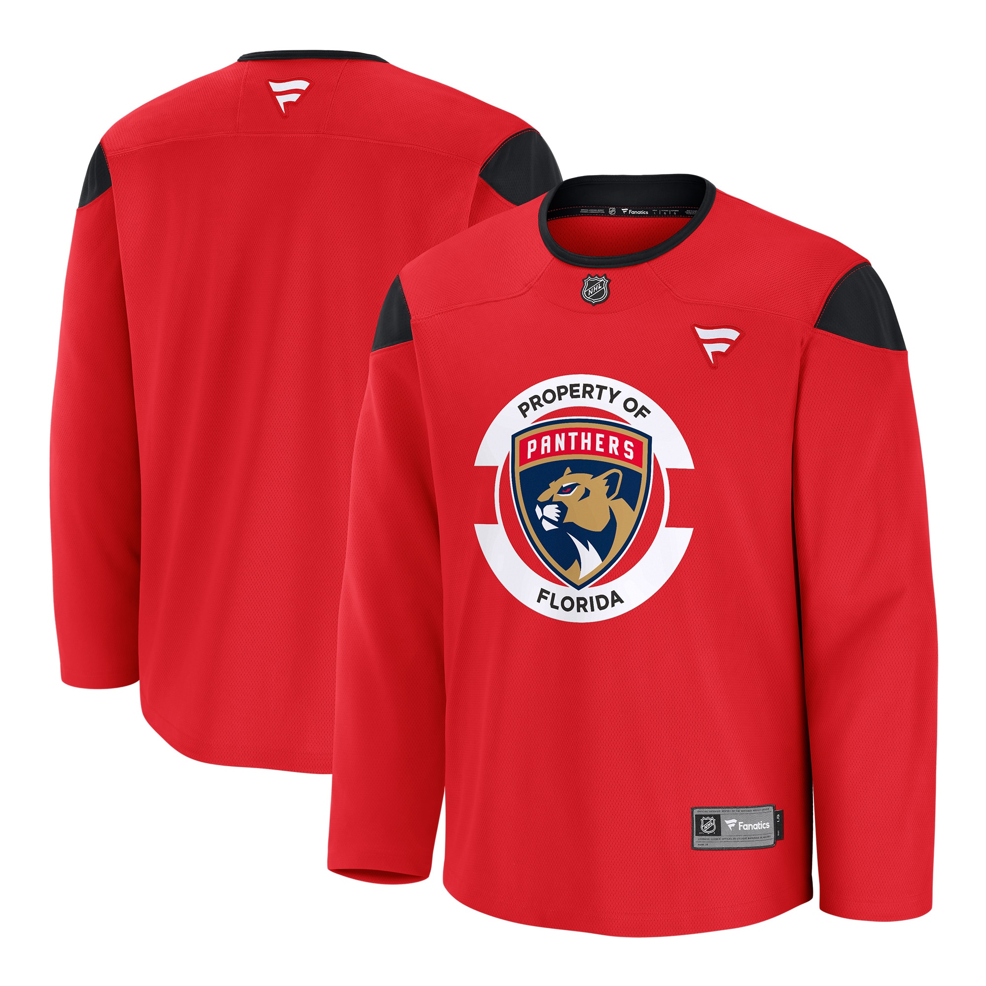 Men's Florida Panthers Red Home Practice Jersey