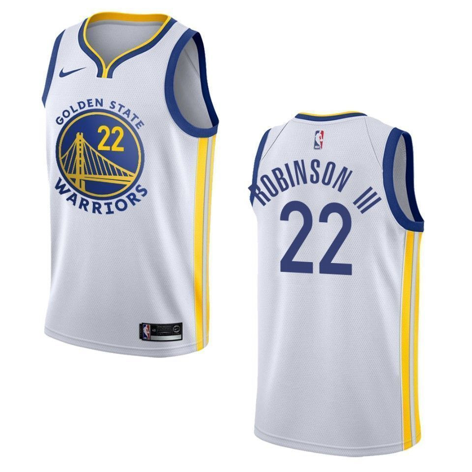 Men's Golden State Warriors 22 Glenn Robinson Iii Association Swingman Jersey - White