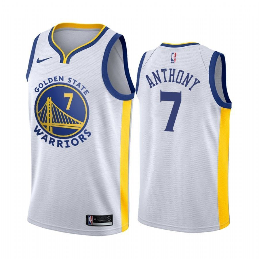 Men's Golden State Warriors Carmelo Anthony 7 Association Jersey