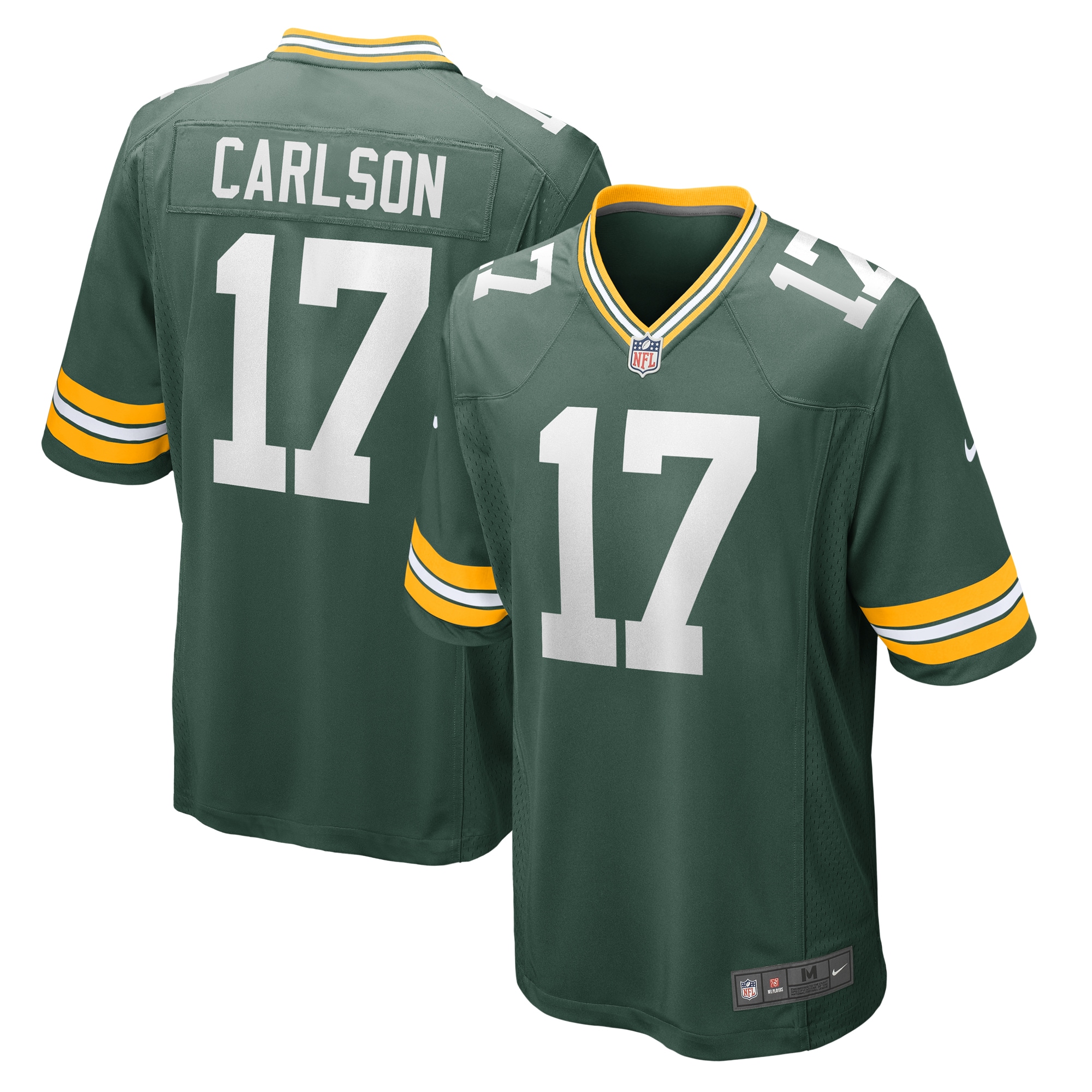 Men's Green Bay Packers Anders Carlson Green Game Jersey Js3076