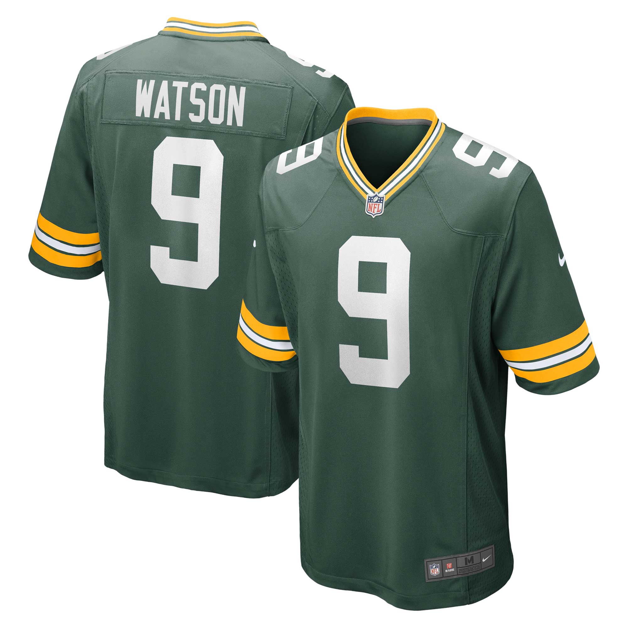 Men's Green Bay Packers Christian Watson Green Game Jersey Js9640