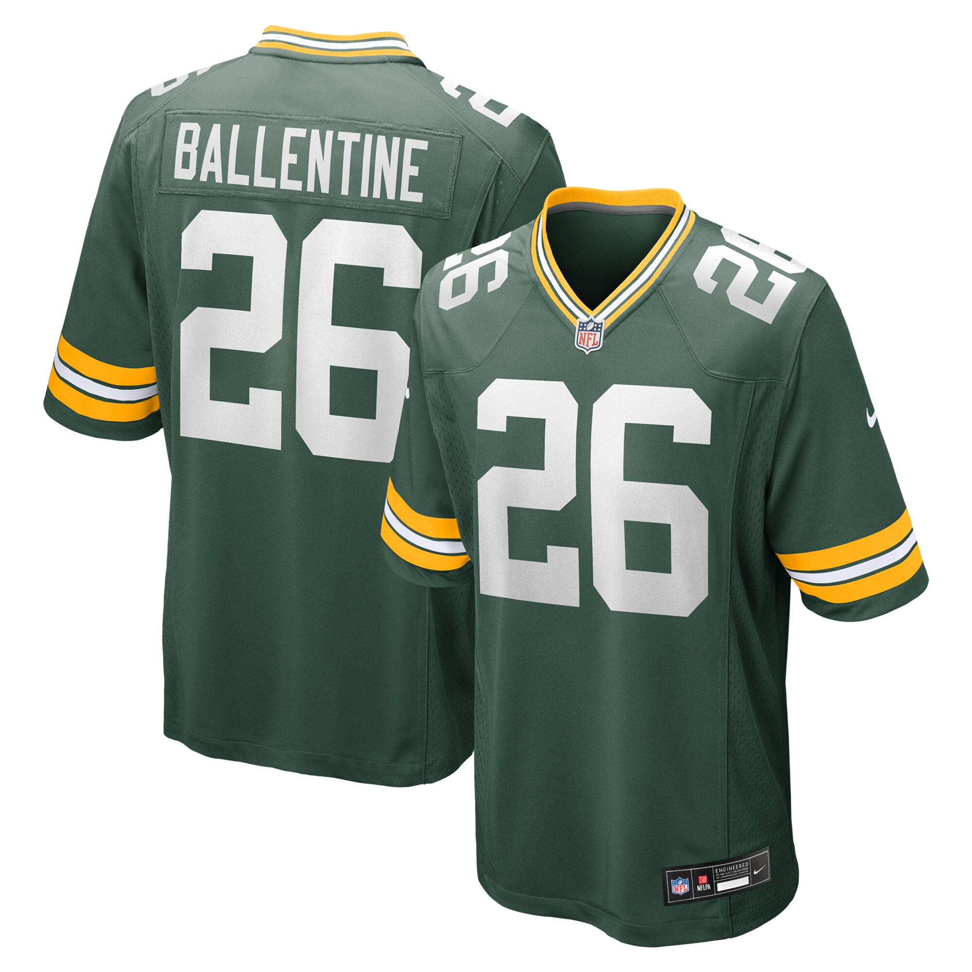 Men's Green Bay Packers Corey Ballentine Green Game Jersey Js3505