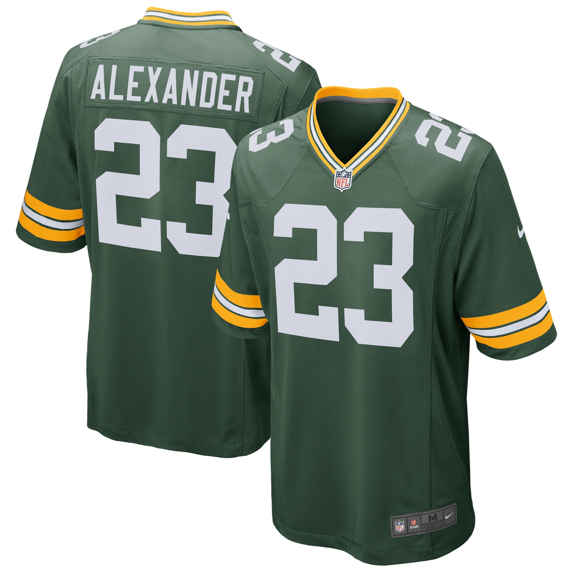 Men's Green Bay Packers Jaire Alexander Green Game Jersey Js9151