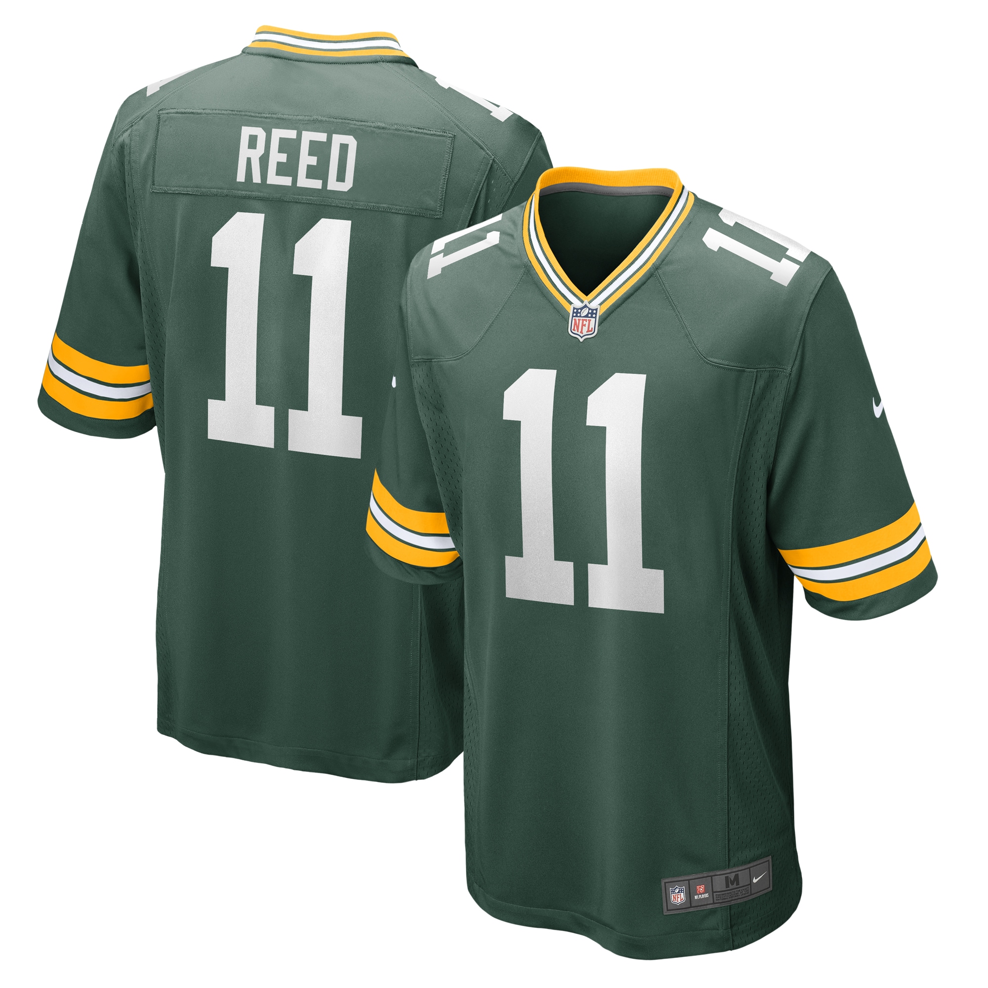 Men's Green Bay Packers Jayden Reed Green Game Jersey Js7704