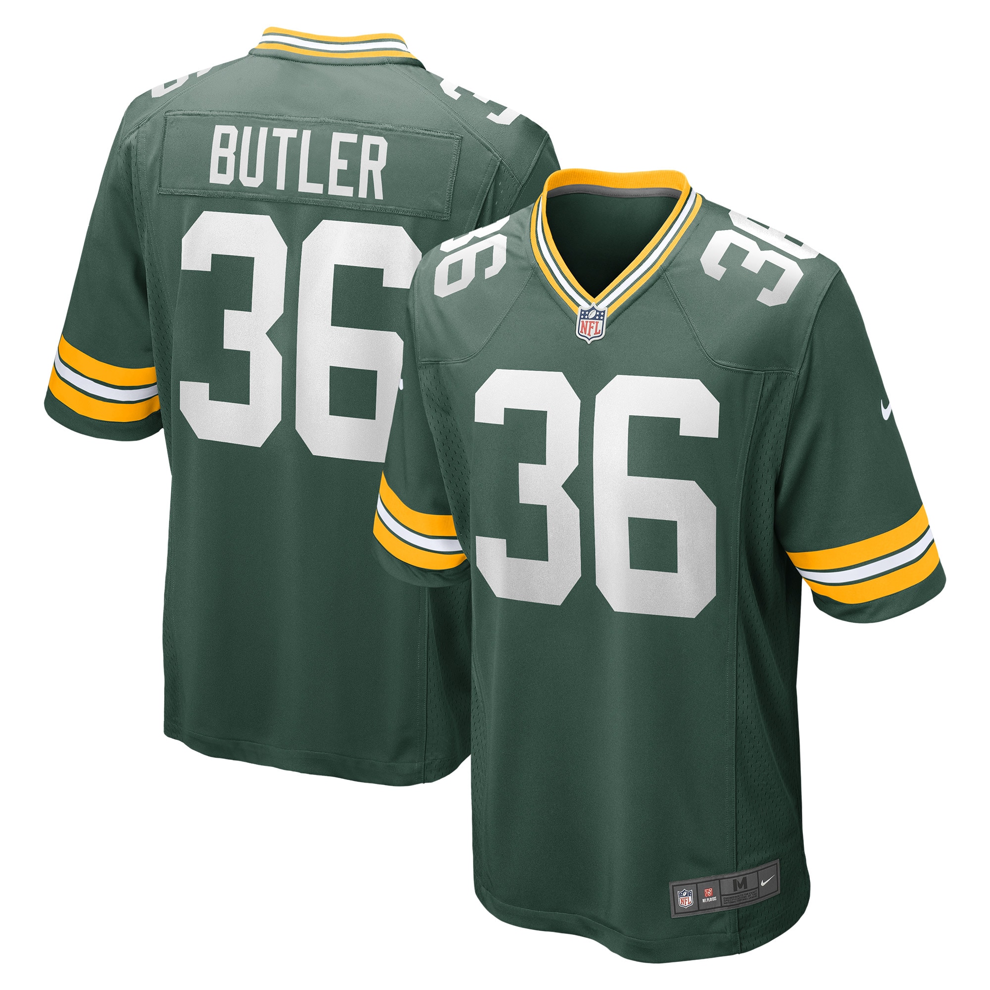 Men's Green Bay Packers Leroy Butler Green Retired Player Game Jersey Js1185