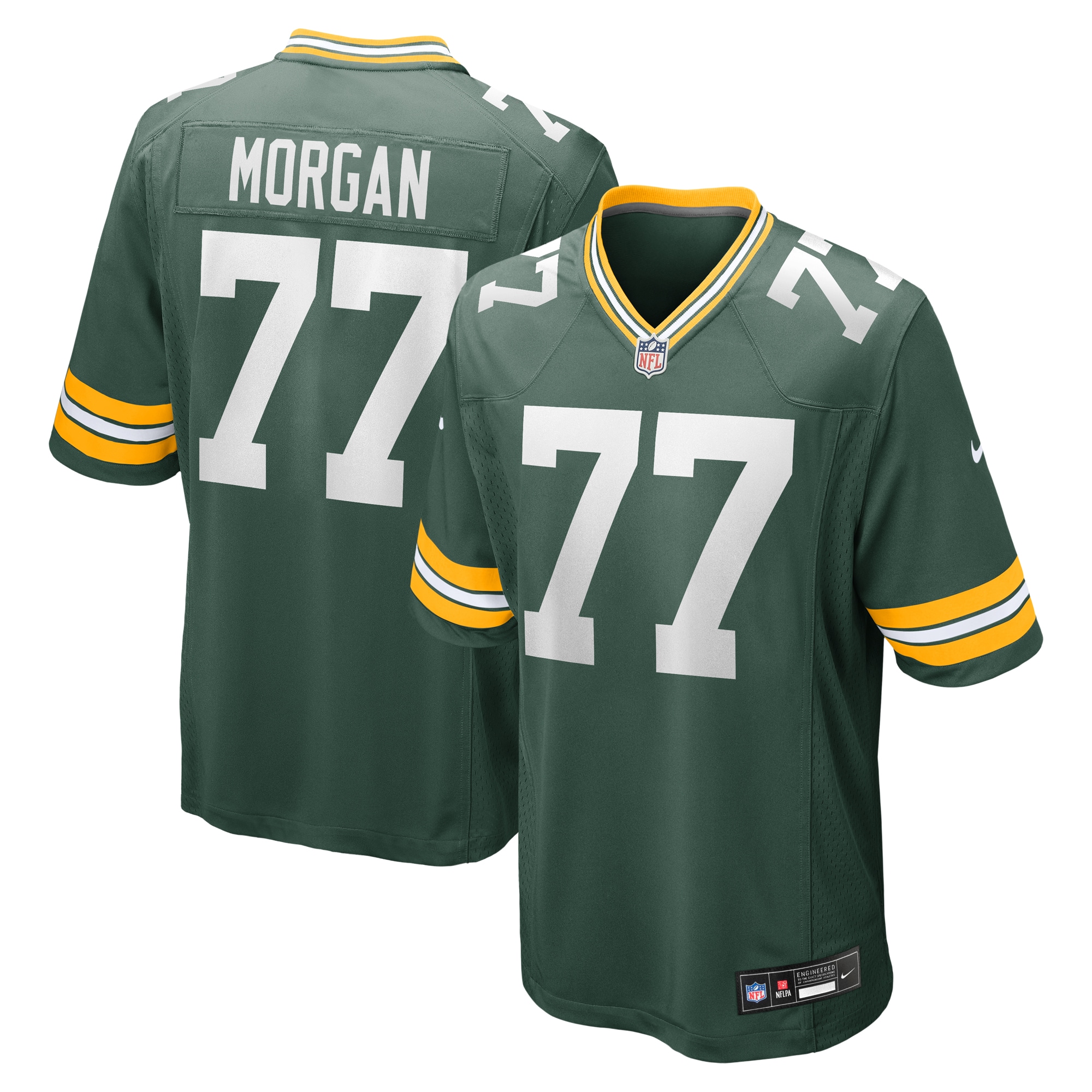 Men's Green Bay Packers Morgan Green Player Game Jersey Js7830