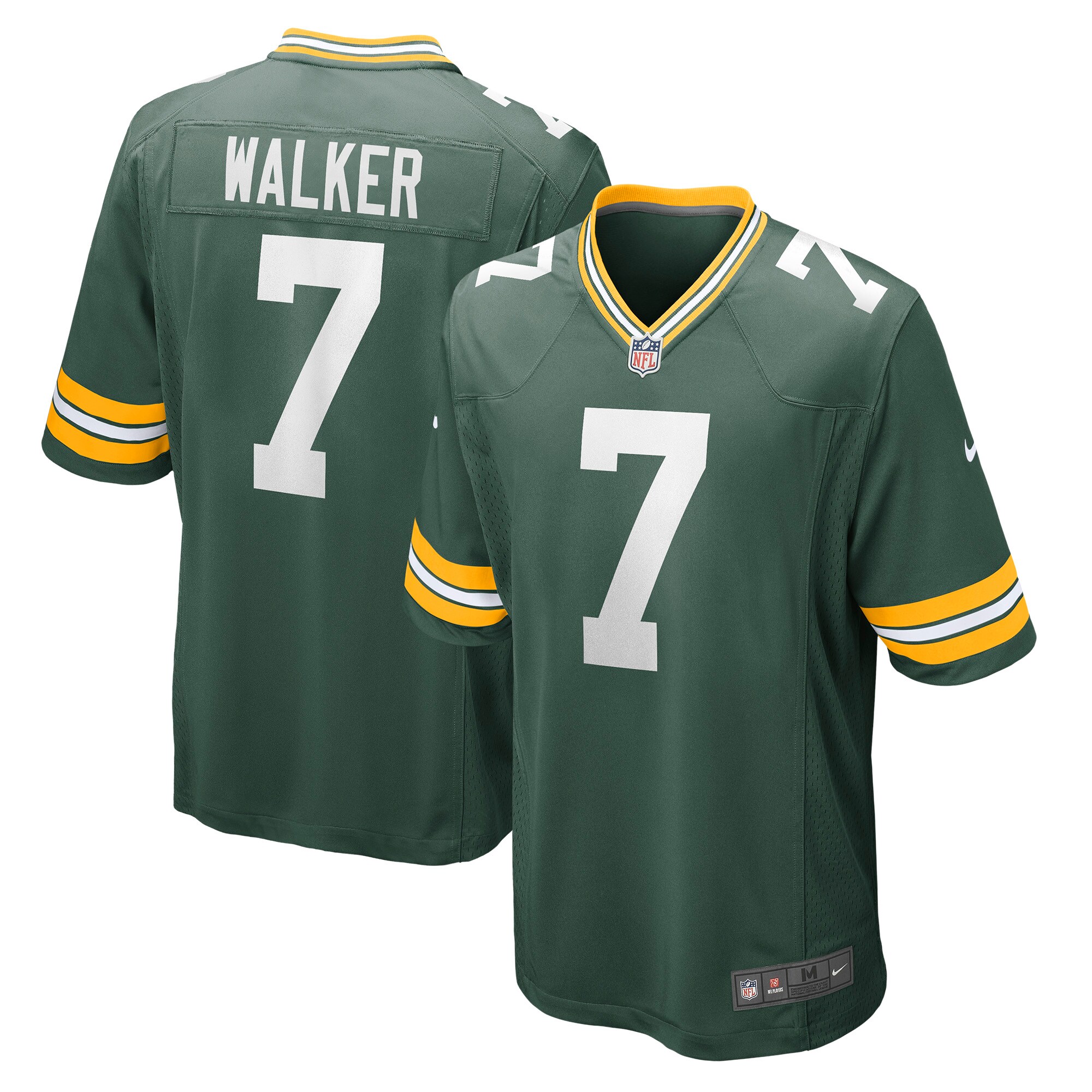 Men's Green Bay Packers Quay Walker Green Player Game Jersey Js8459