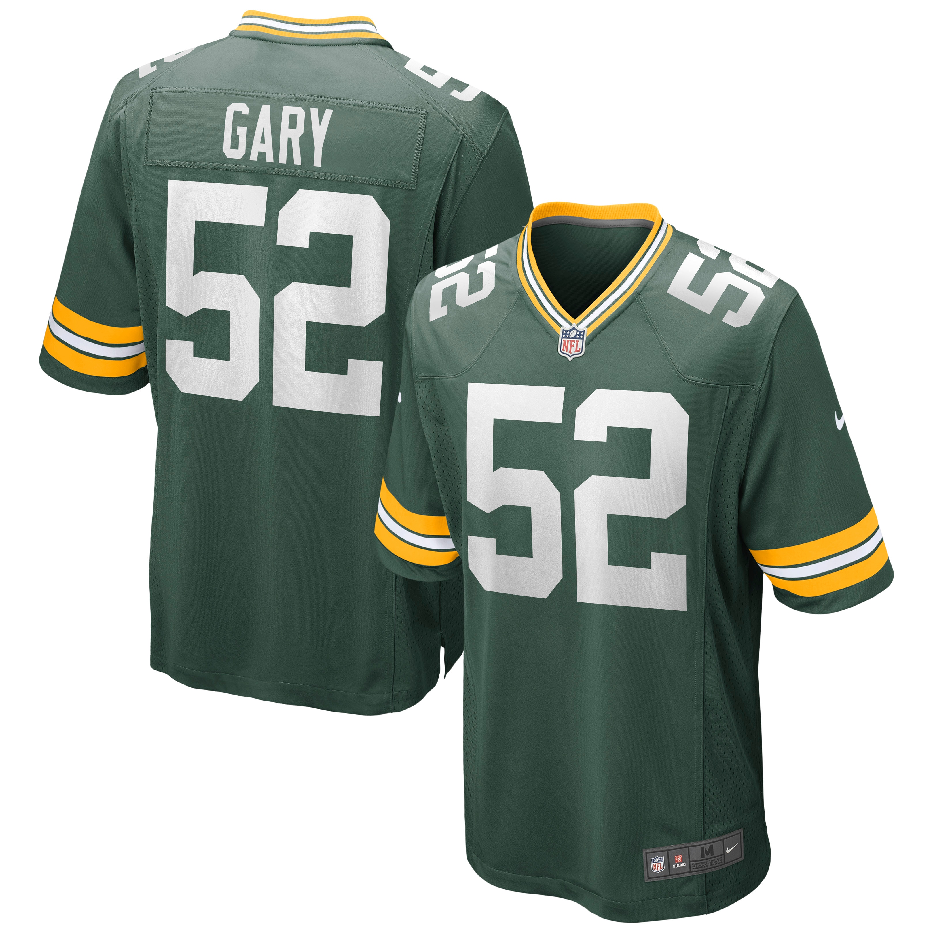 Men's Green Bay Packers Rashan Gary Green Game Jersey Js7247