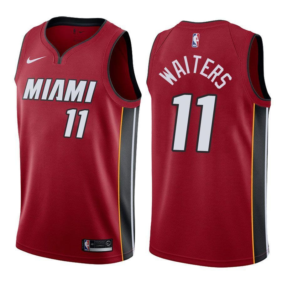 Men's Heat Male Dion Waiters 11 Statet Red Jersey