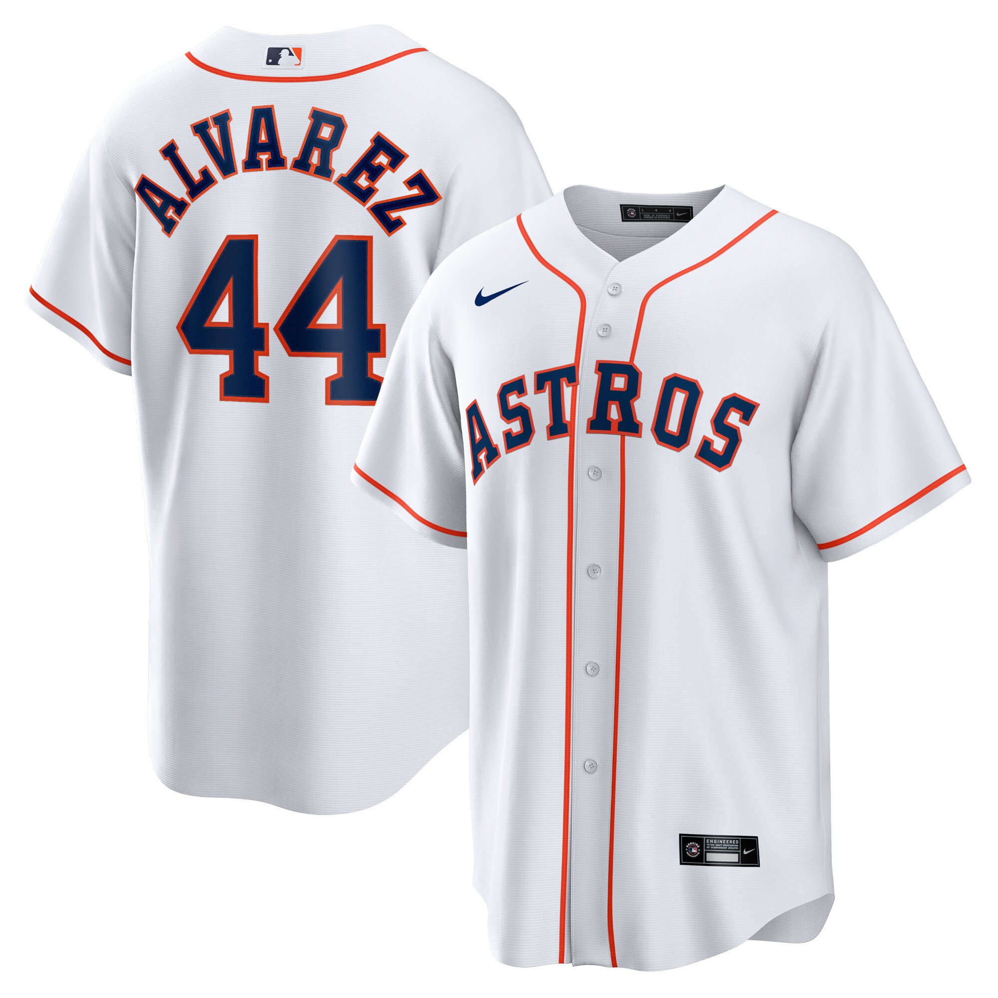 Men's Houston Astros Yordan ?lvarez White Home Player Jersey