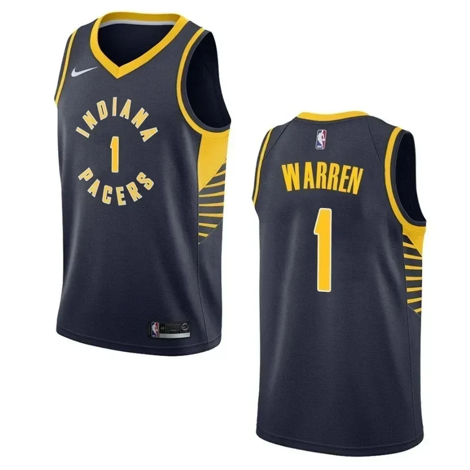 Men's Indiana Pacers 1 T.j. Warren Icon Swingman Jersey - Navy