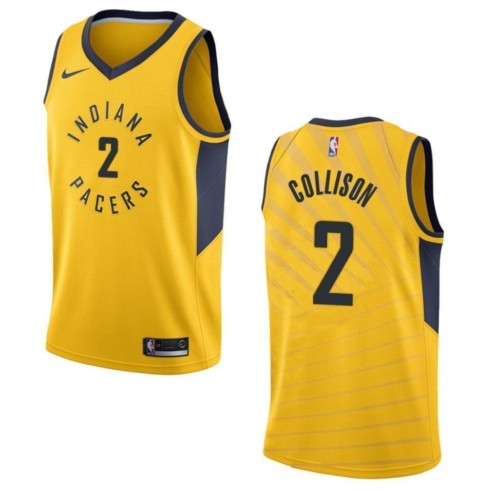 Men's Indiana Pacers 2 Darren Collison Statement Swingman Jersey - Gold