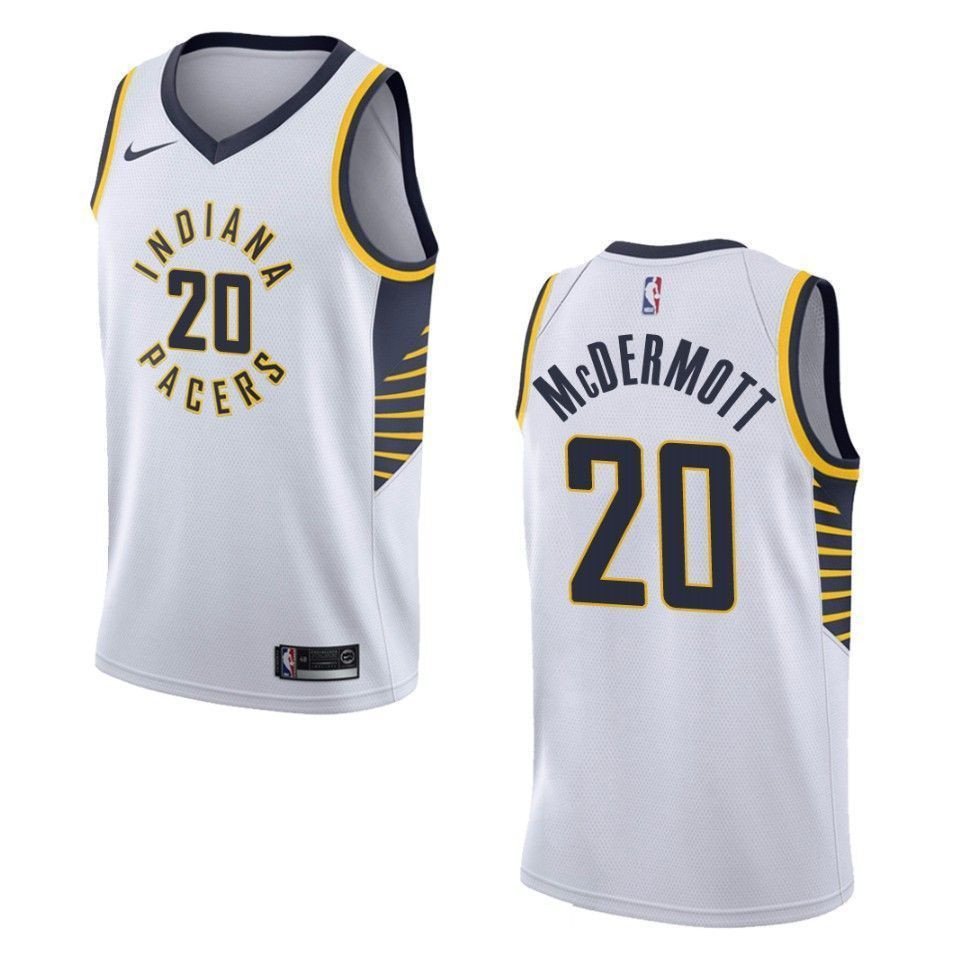 Men's Indiana Pacers 20 Doug Mcdermott Association Swingman Jersey - White