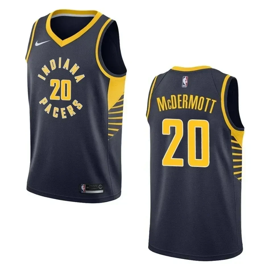 Men's Indiana Pacers 20 Doug Mcdermott Icon Swingman Jersey - Navy