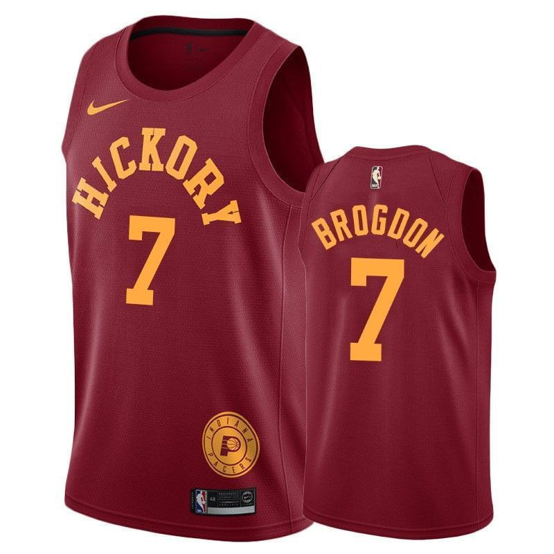 Men's Indiana Pacers Malcolm Brogdon 7 Hardwood Classics Jersey